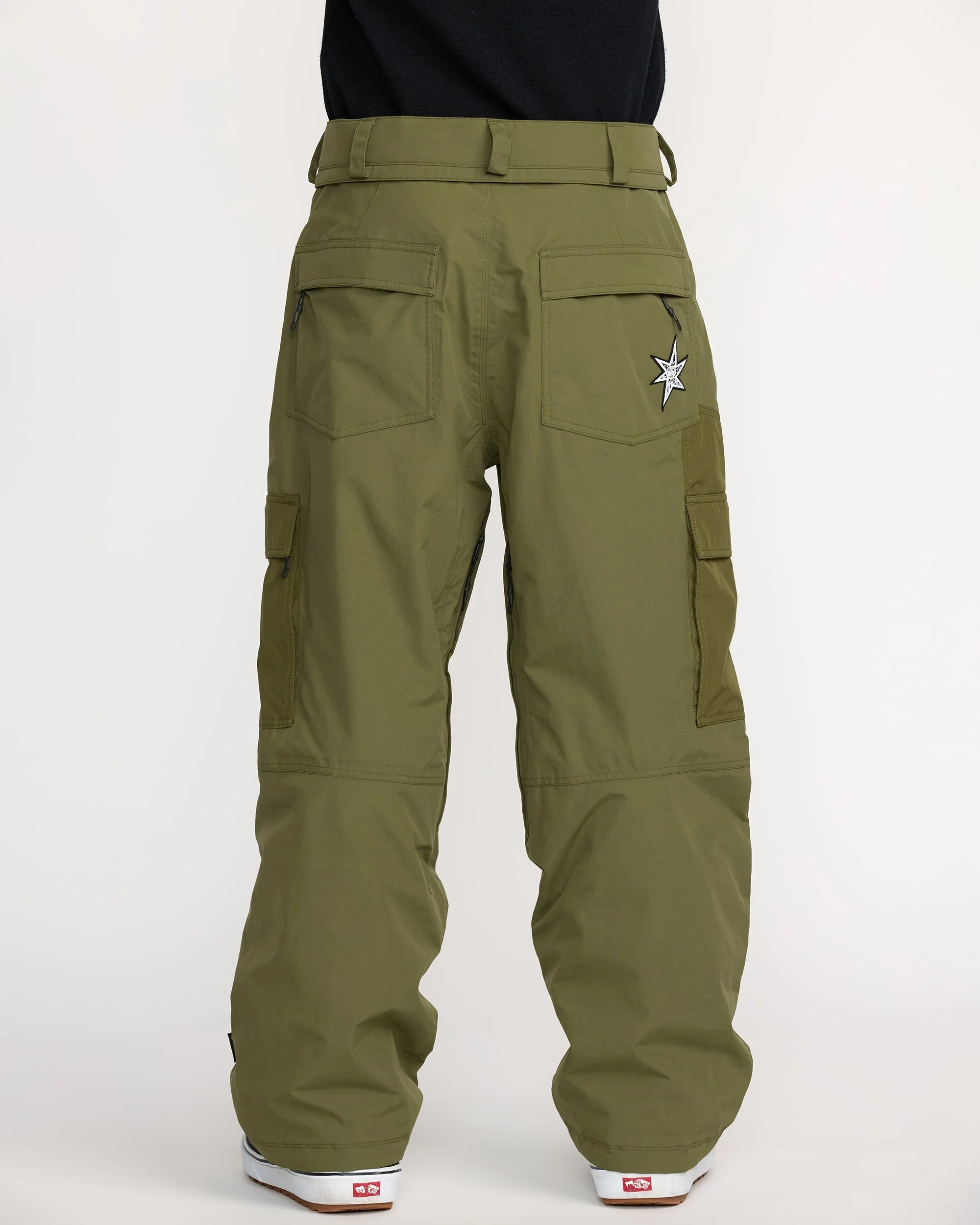 Longo Gore-Tex Trousers - Dark Olive - Image 3