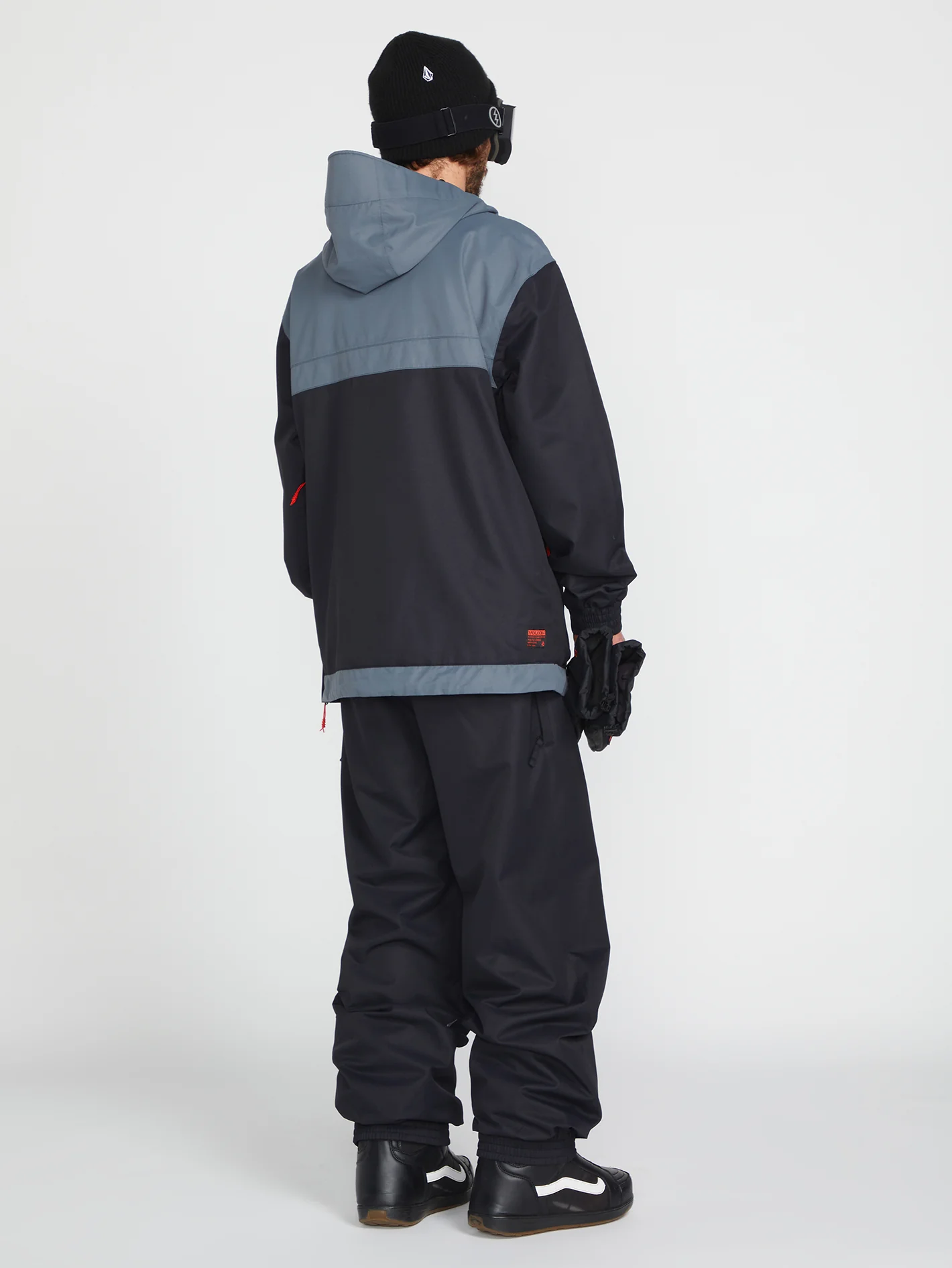 Longo Pullover Jacket - Black - Image 2