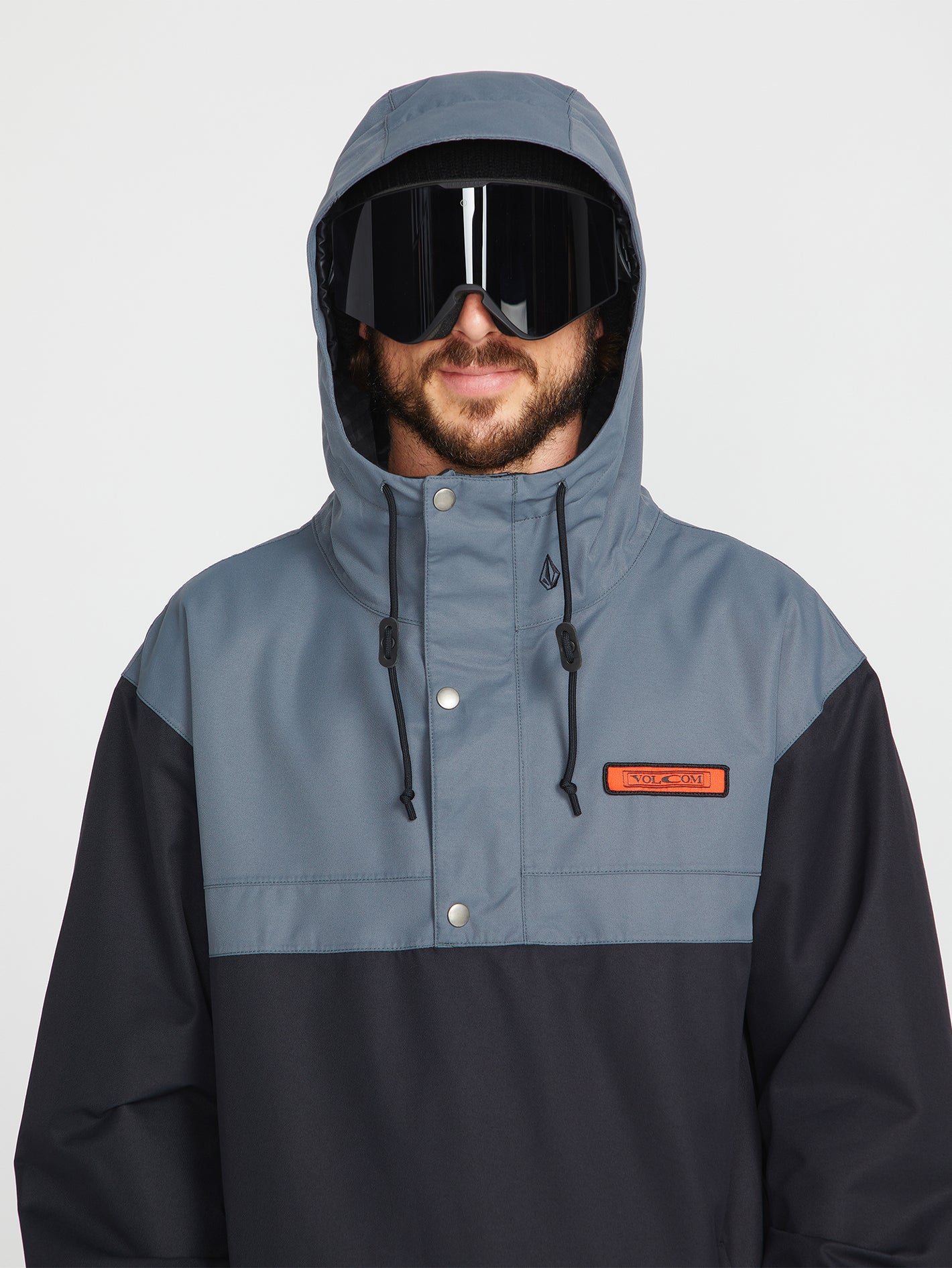 Longo Pullover Jacket - Black - Image 5
