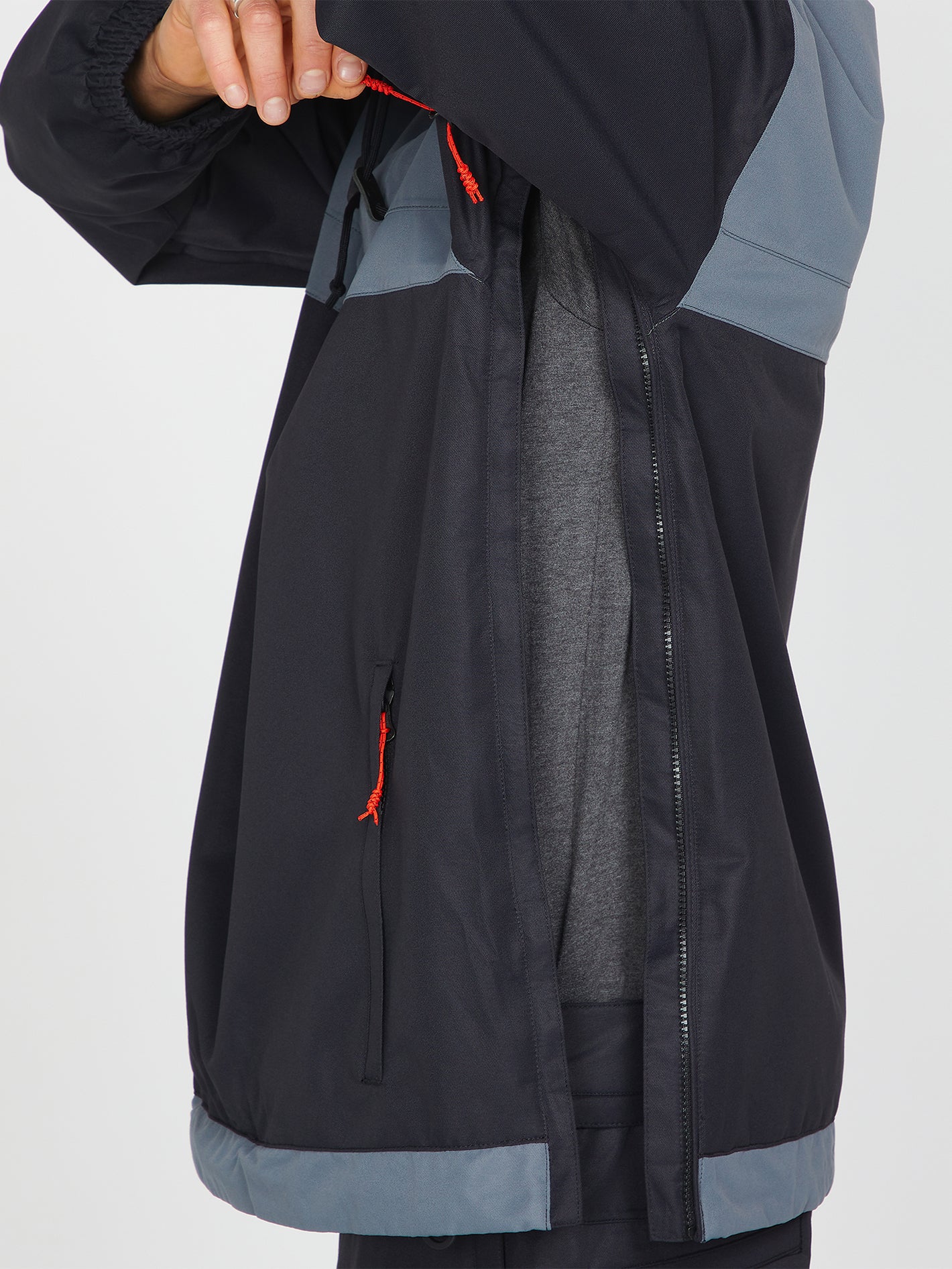 Longo Pullover Jacket - Black - Image 7