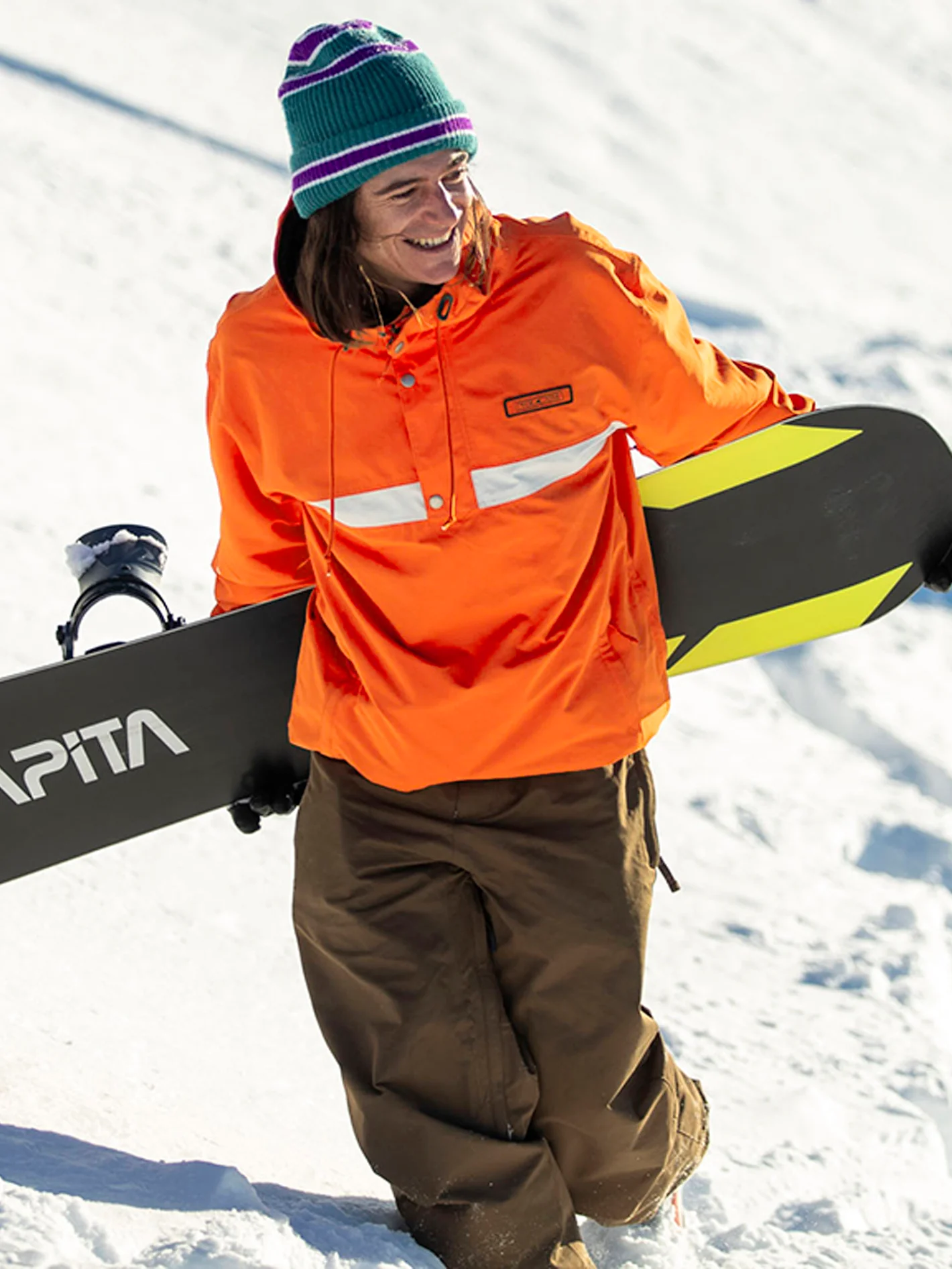 Longo Pullover Jacket - Orange Shock - Image 13