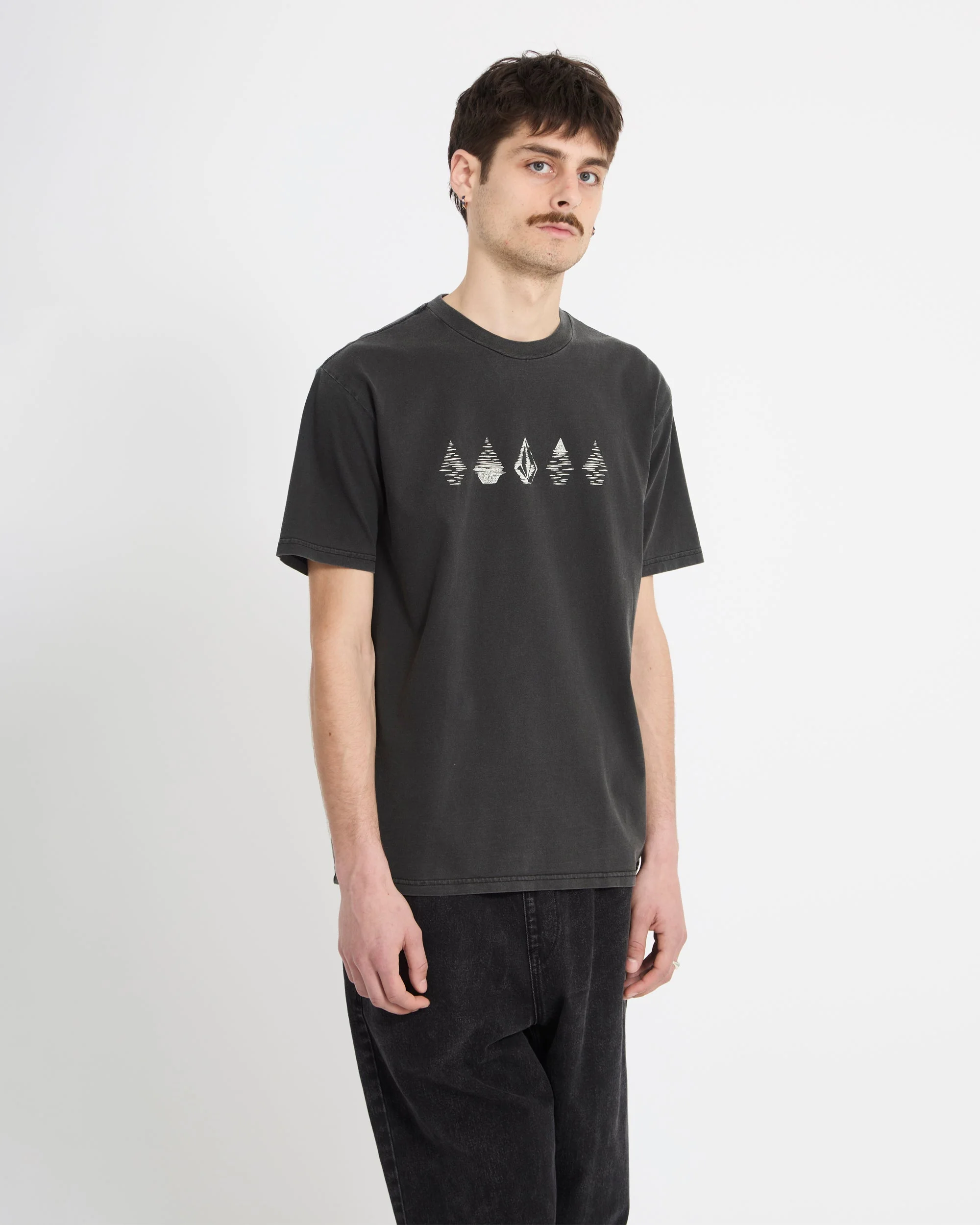 Lunar Phases T-Shirt - Black - Image 6