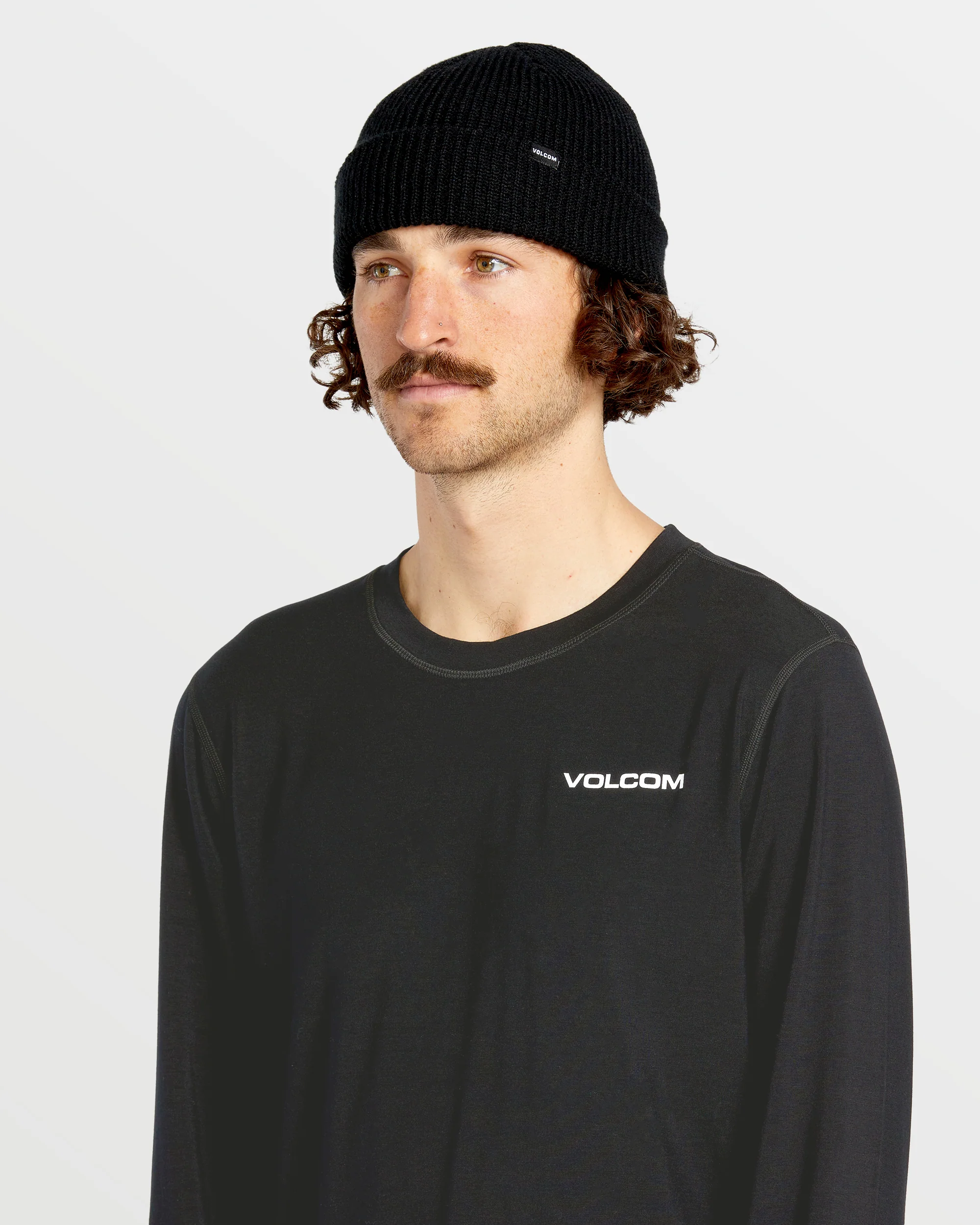M Merino Blend Base Layer Top - Black - Image 5