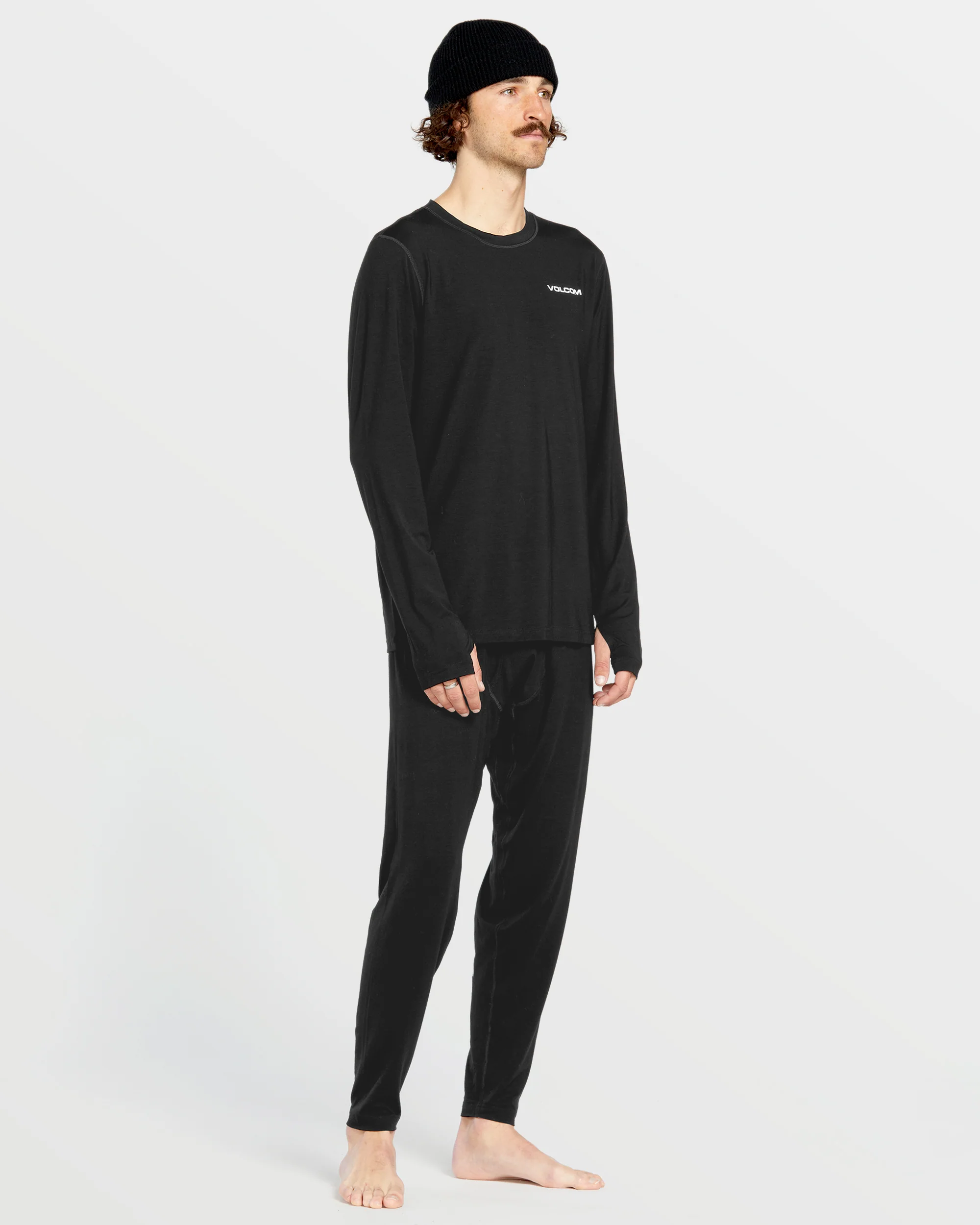 M Merino Blend Base Layer Top - Black - Image 7