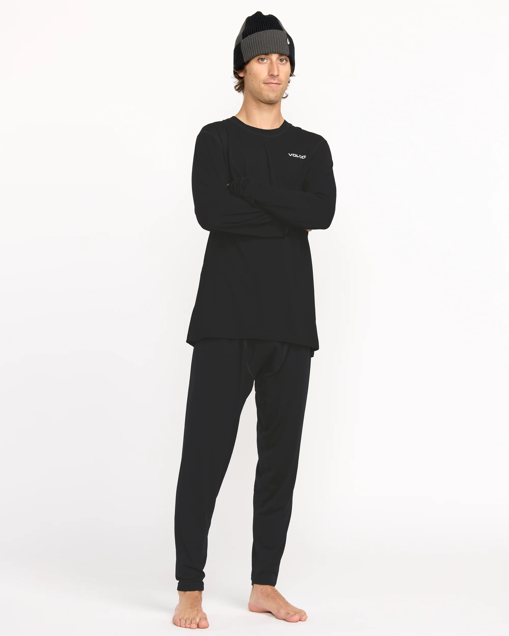 M Merino Blend Base Layer Trousers - Black - Image 4