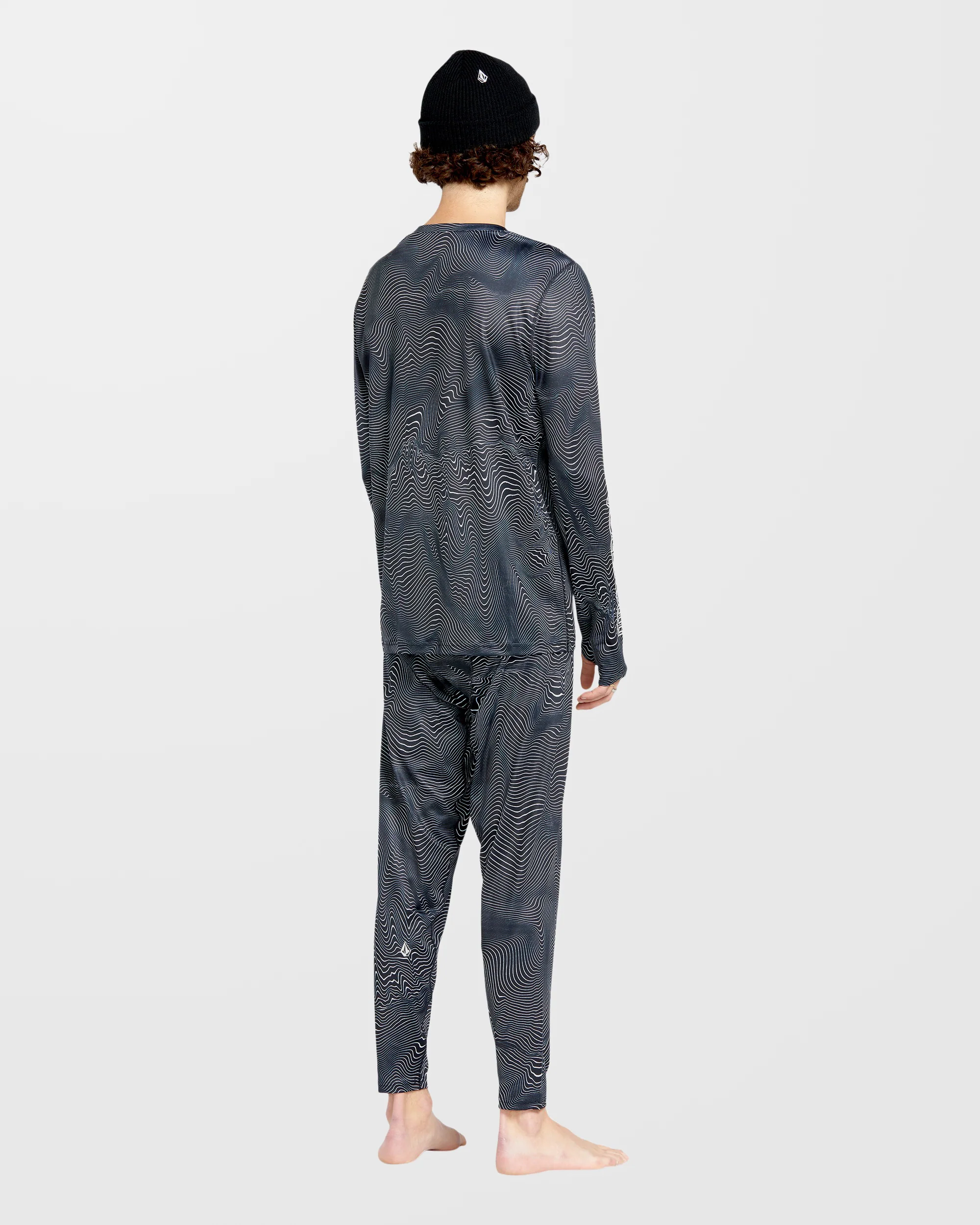 M V-Science Base Layer Top - Black Print - Image 5