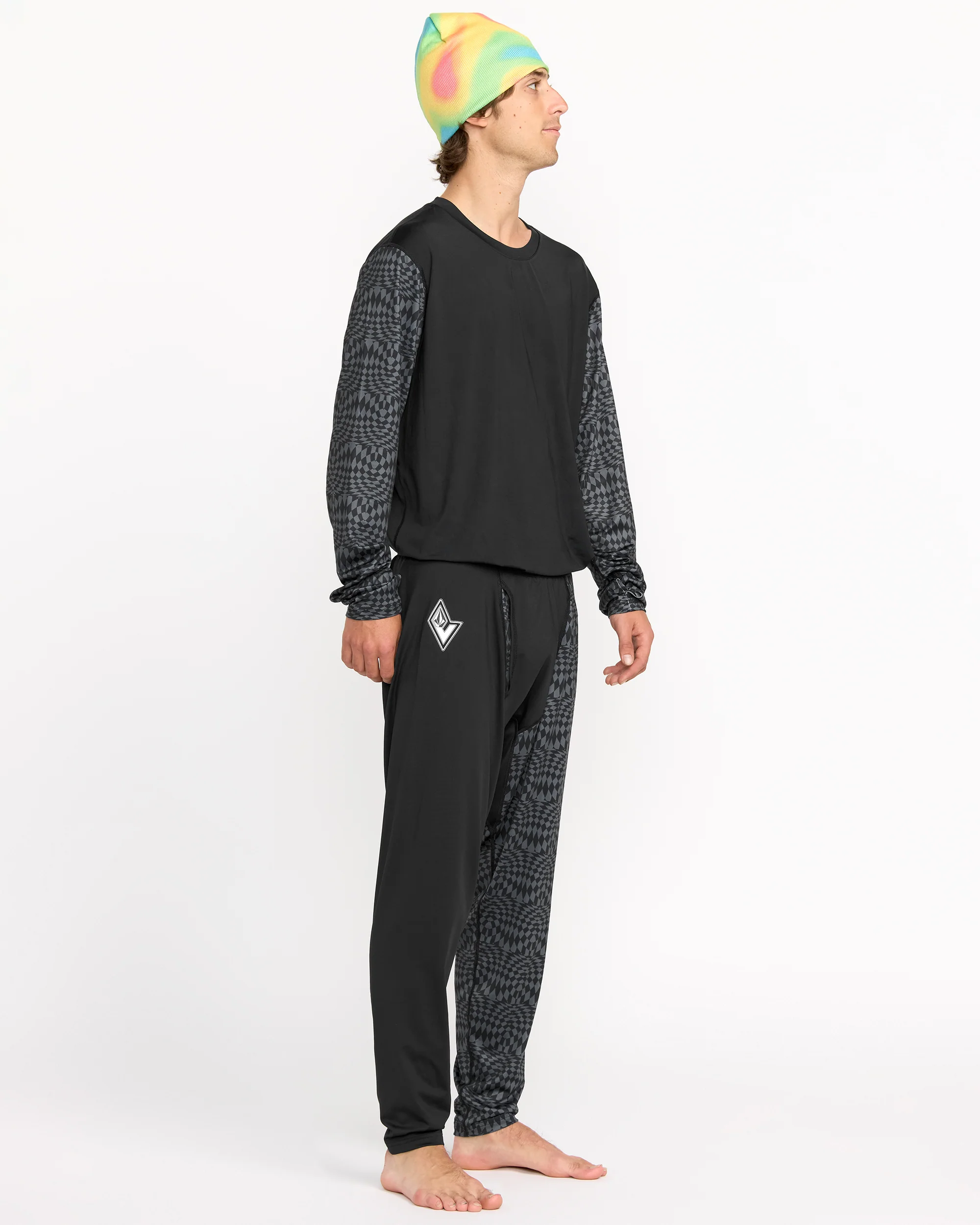 M V-Science Base Layer Trousers - Black/Charcoal - Image 7