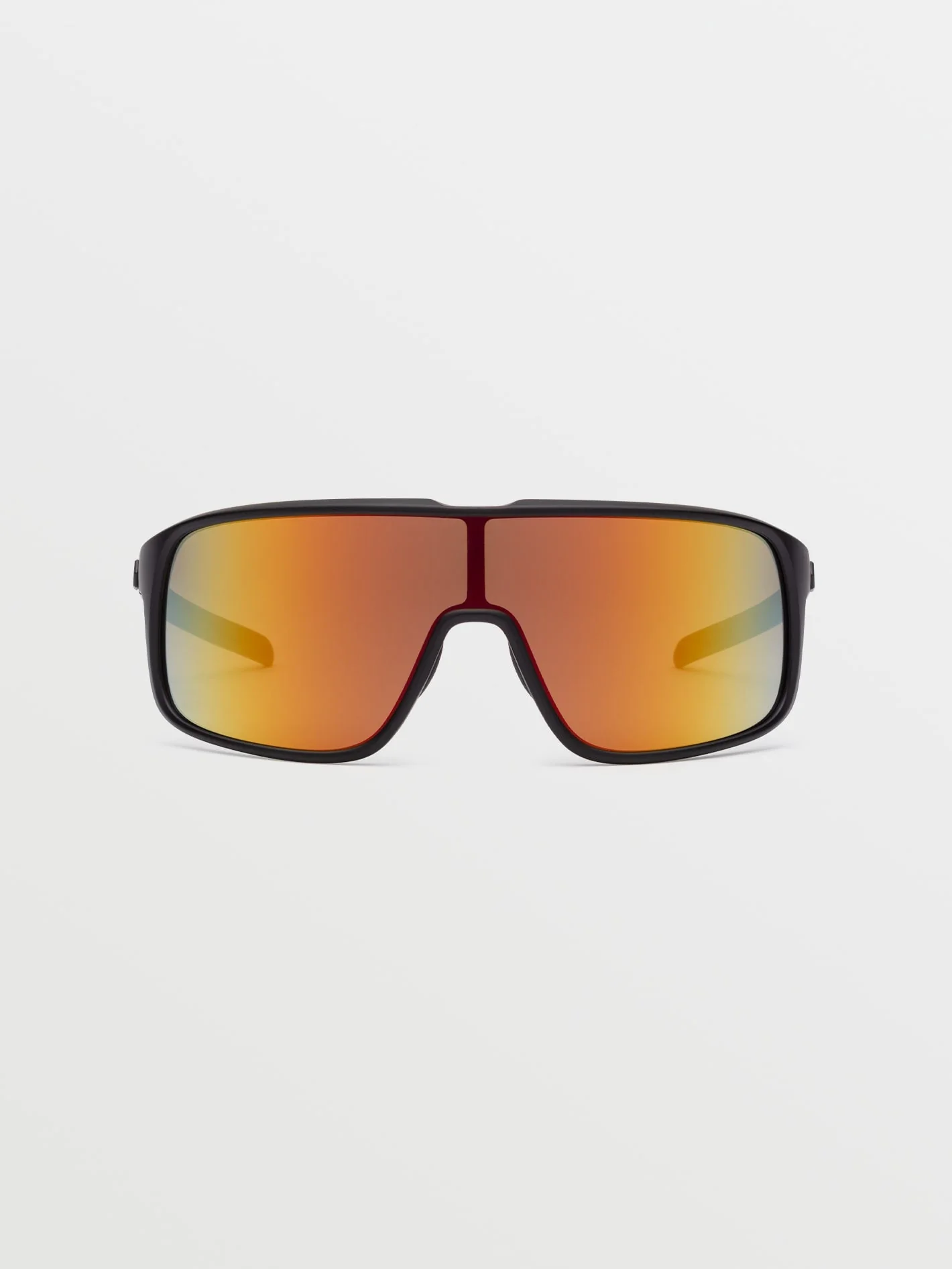 Macho Matte Black Sunglasses (Gray Red Lens) - GRAY RED CHROME - Image 2
