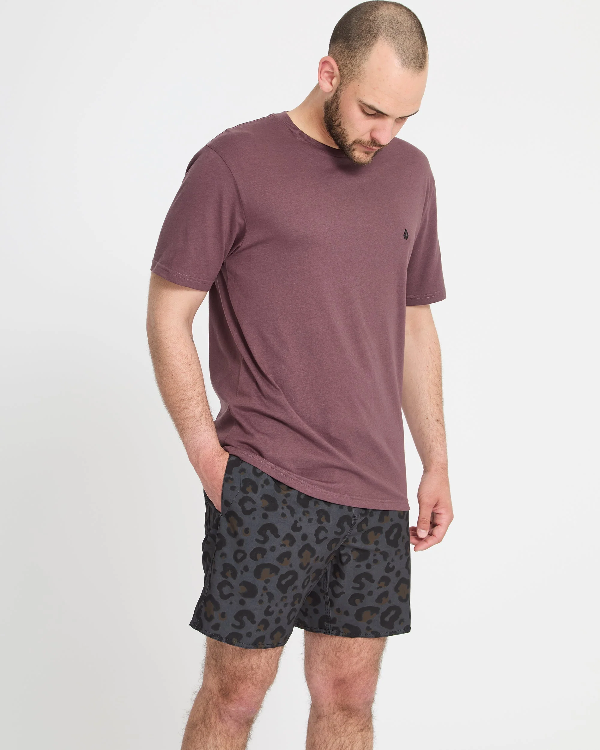 Melange Trunk 17" Boardshort - Asphalt Black - Image 10