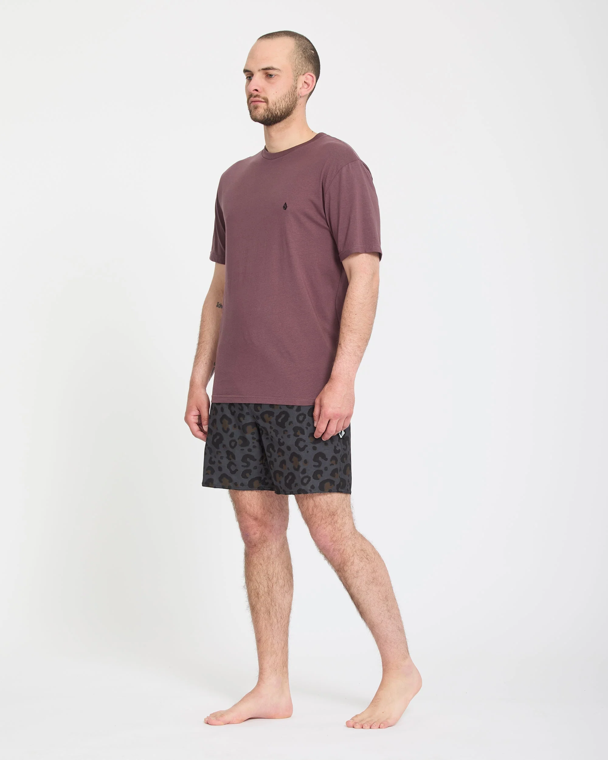 Melange Trunk 17" Boardshort - Asphalt Black - Image 6