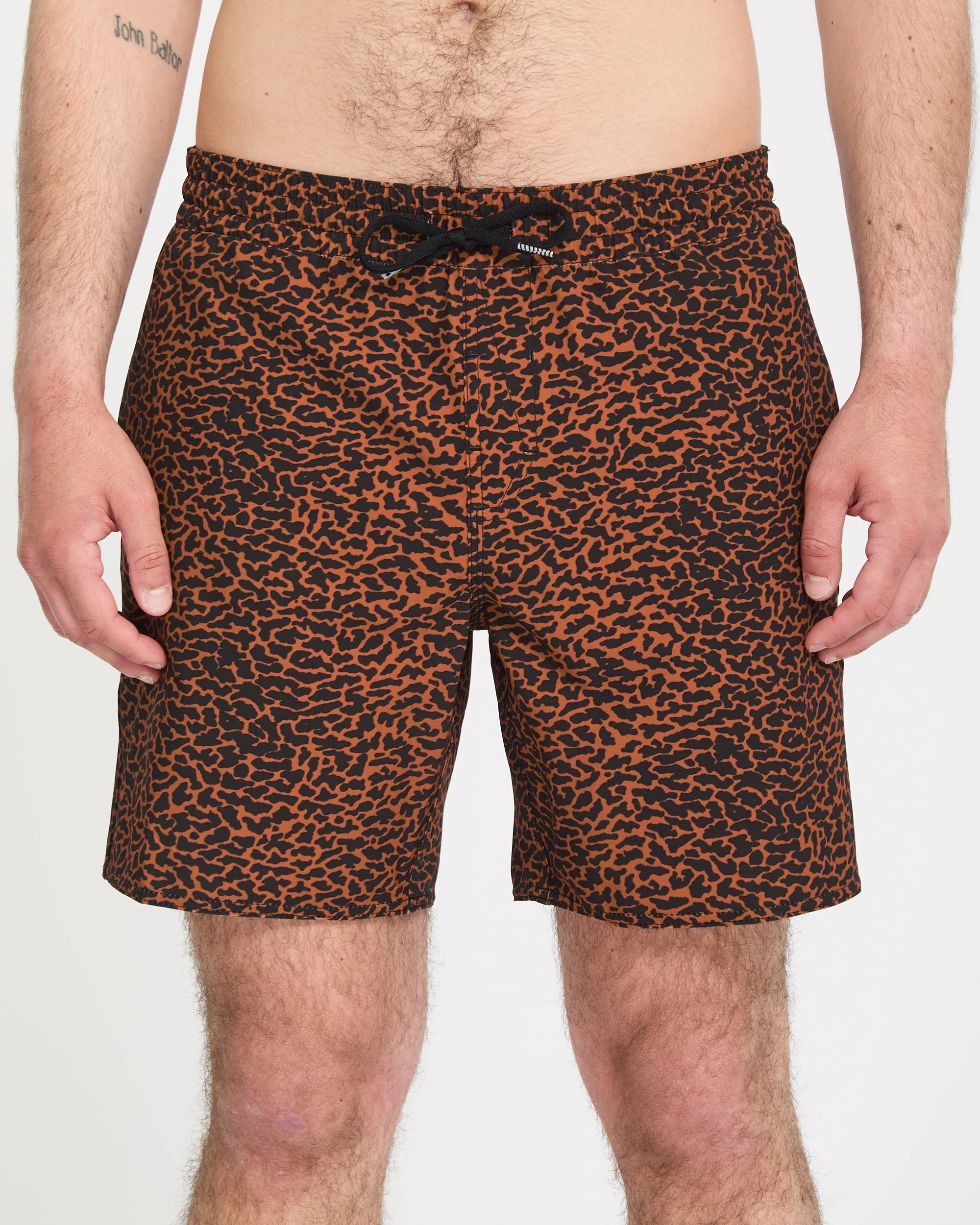 Melange Trunk 17" Boardshort - Brown Horn - Image 3