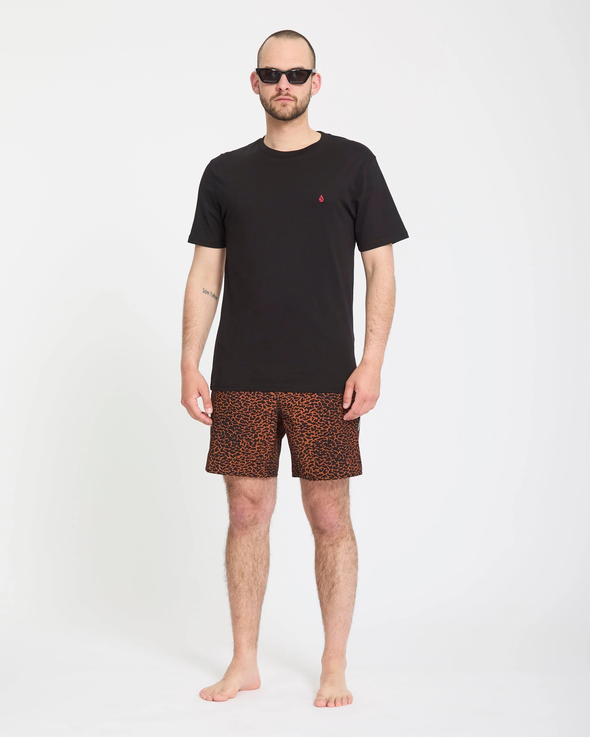 Melange Trunk 17" Boardshort - Brown Horn - Image 6