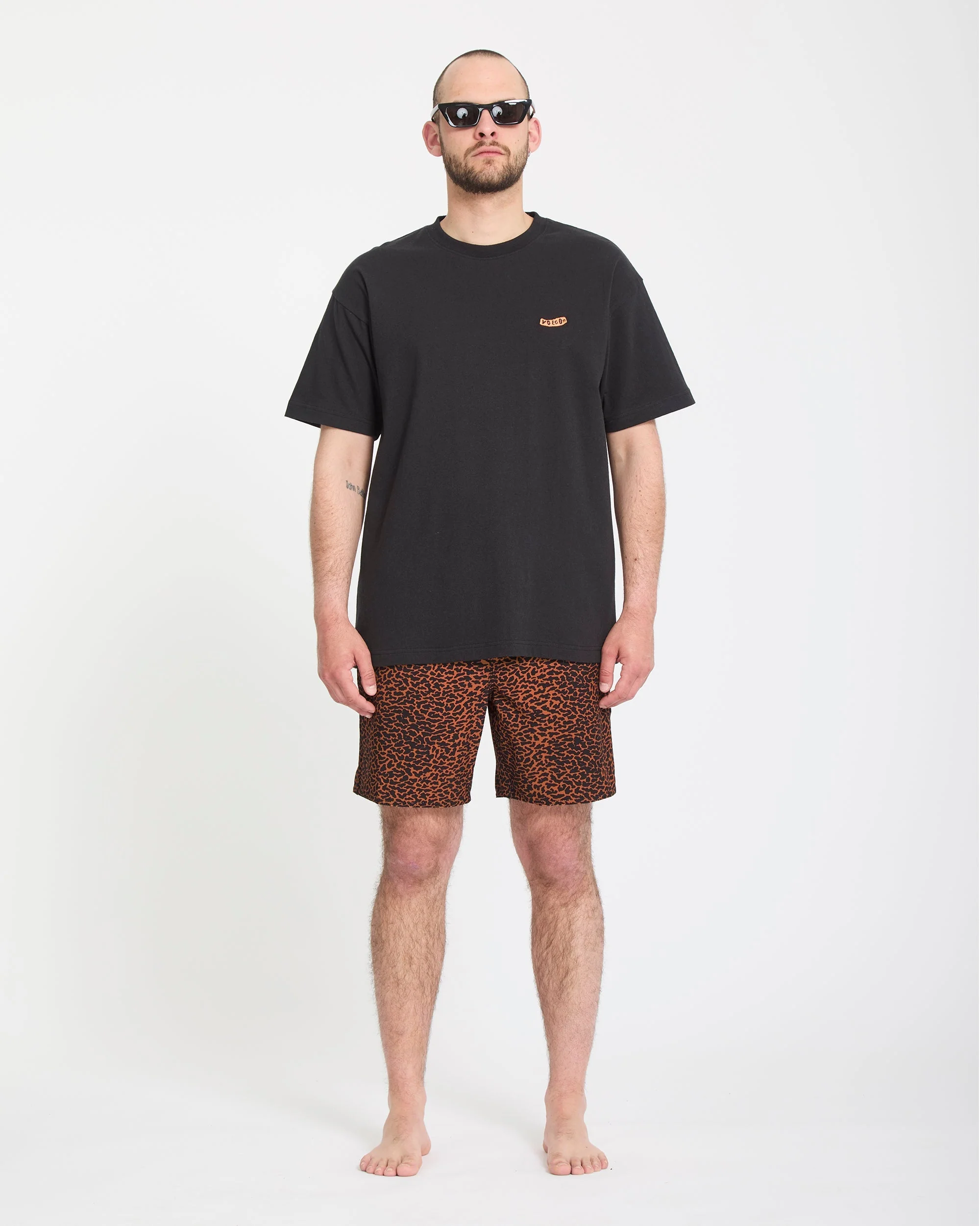 Melange Trunk 17" Boardshort - Brown Horn - Image 7