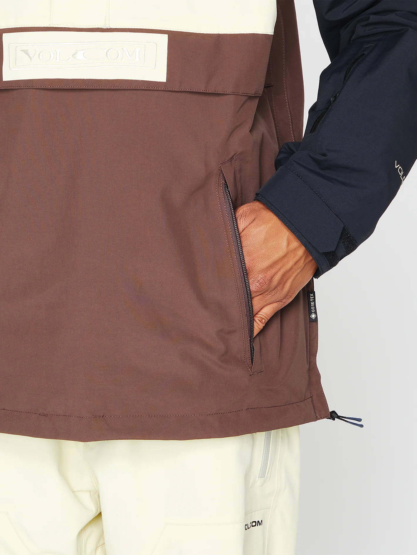 Melo Gore-Tex Pullover Jacket - Khaki - Image 7