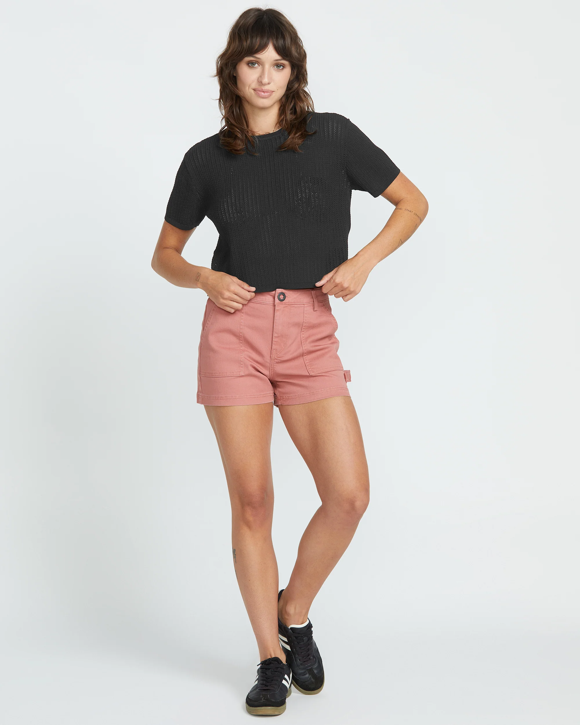 Meshy Beach T-Shirt - Black - Image 4