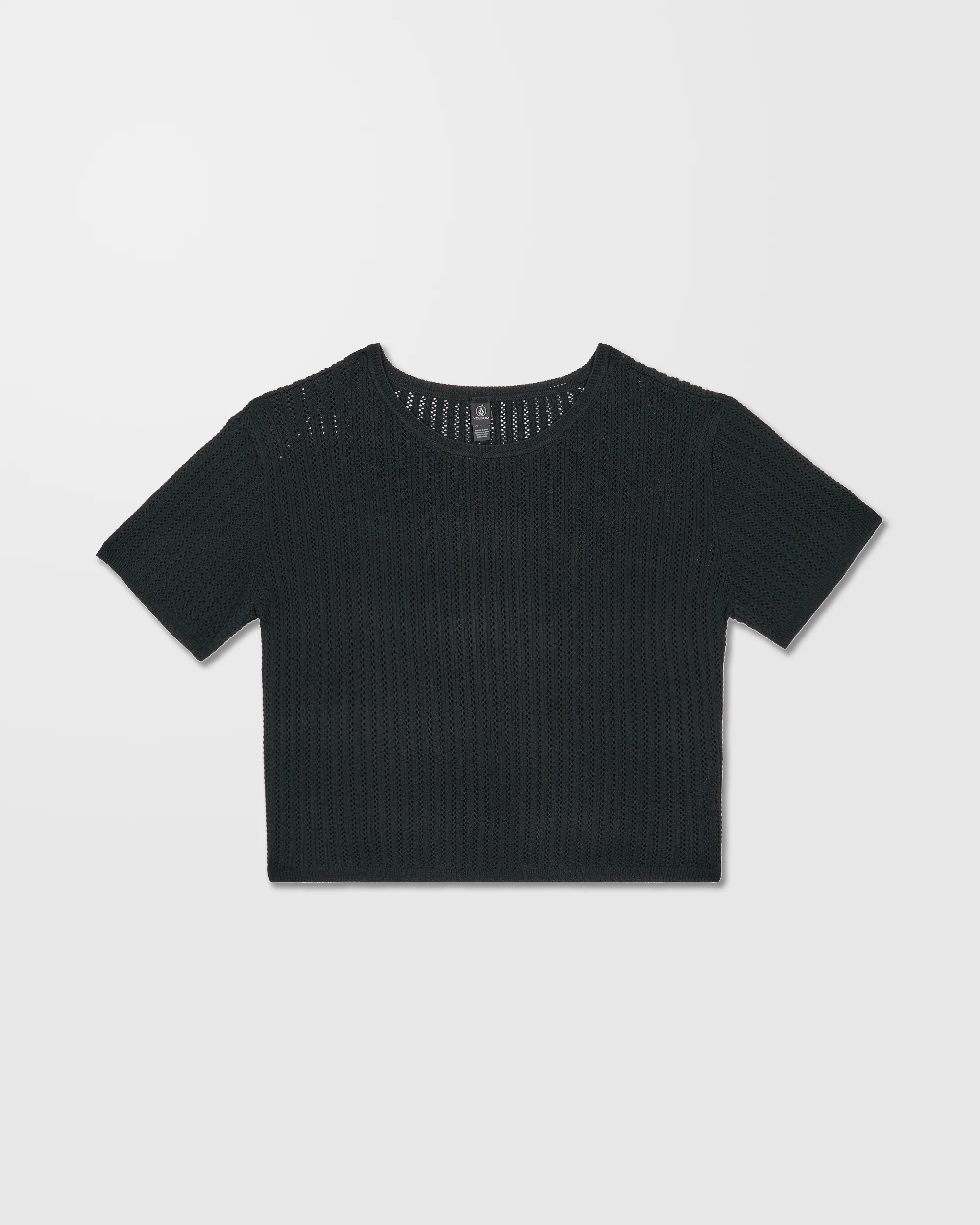 Meshy Beach T-Shirt - Black - Image 6