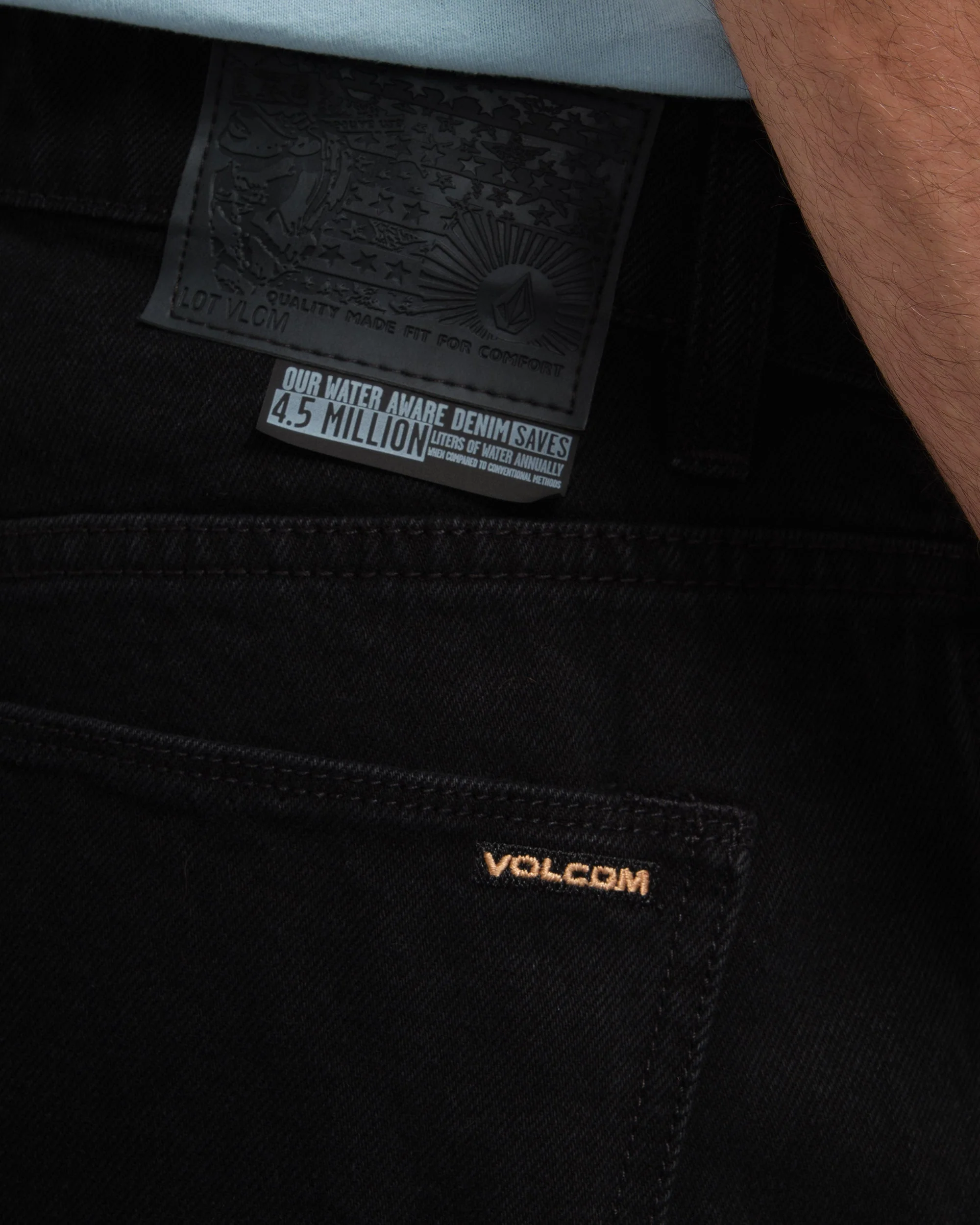 Modown Tapered Jeans - BLACK - Image 5