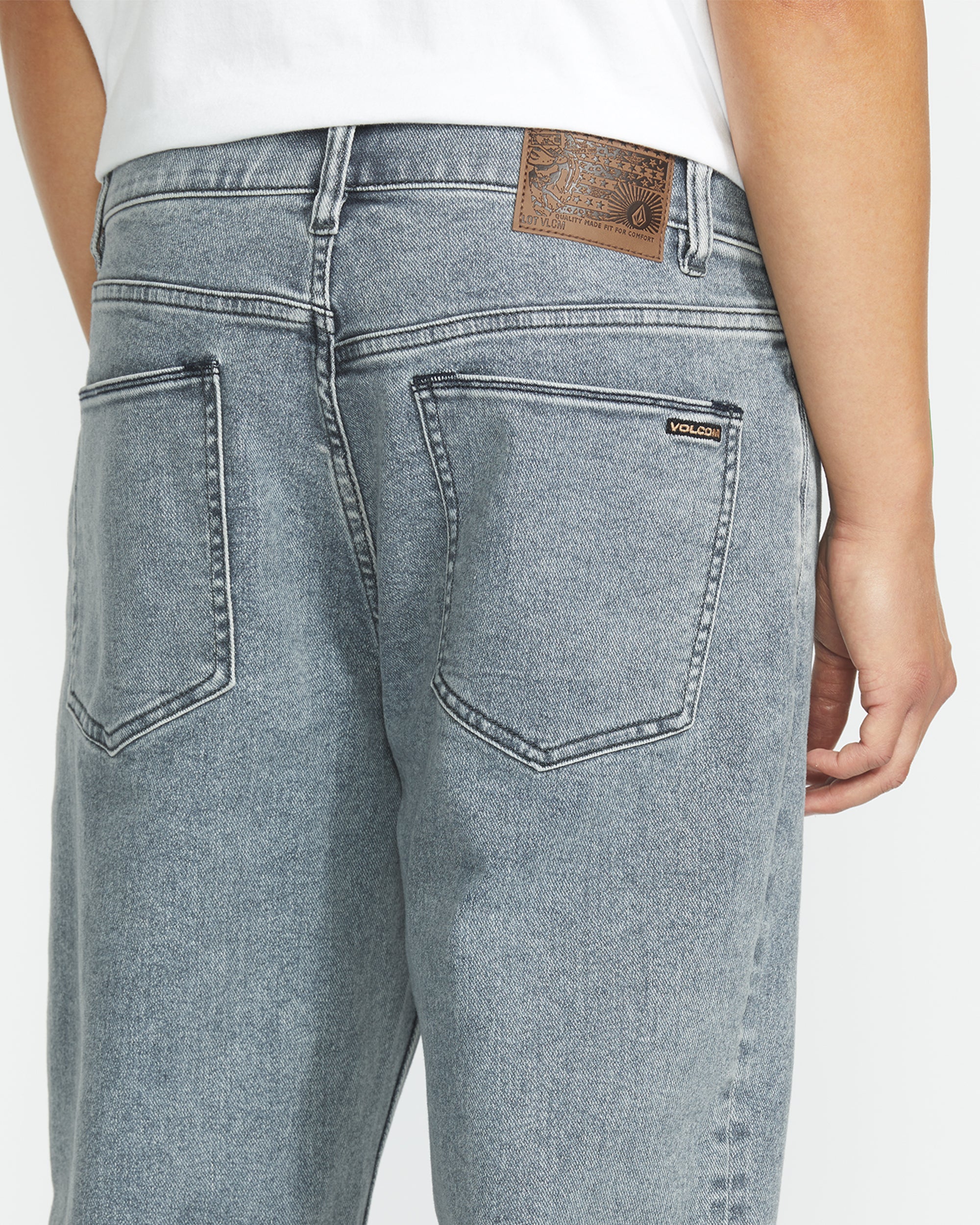 Modown Tapered Jeans - ASH BLUE - Image 4