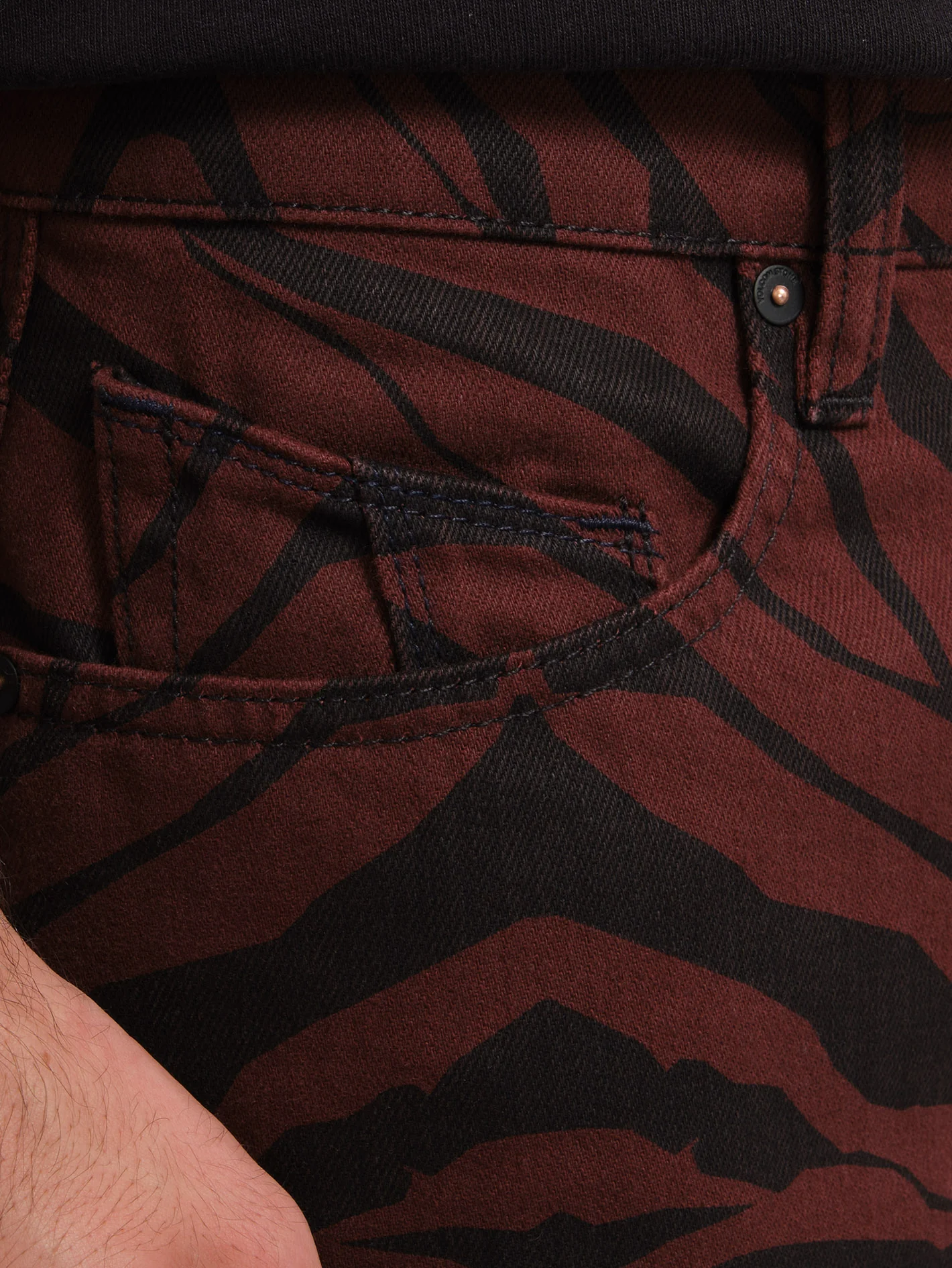 Modown Tapered Jeans - BITTER CHOCOLATE - Image 5