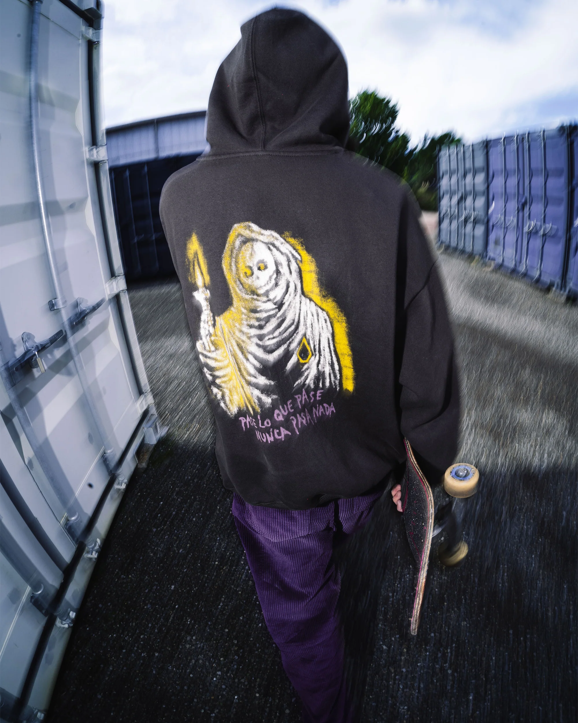 Moove On Hoodie - Vintage Black - Image 4