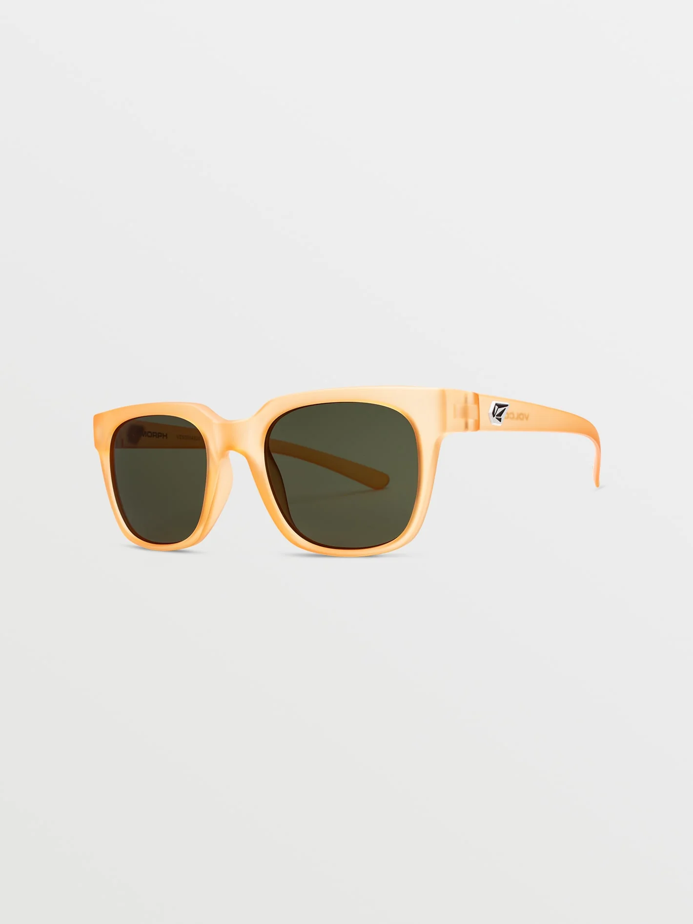 Morph Matte Amber Sunglasses (Green Gray Lens) - AMBER ROCK - Image 2