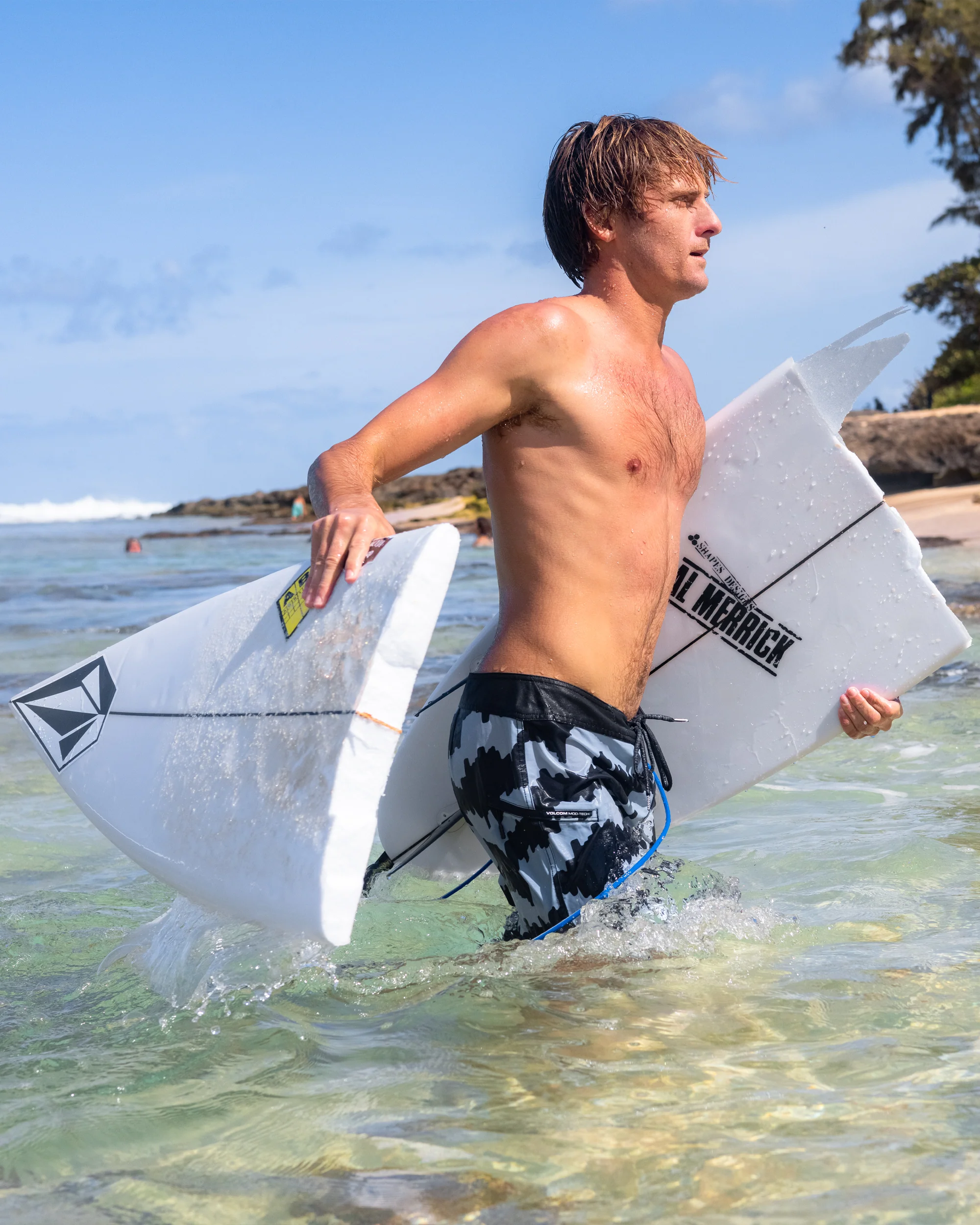 Multifarious Mod 18" Boardshort - CAROLINA BLUE - Image 6