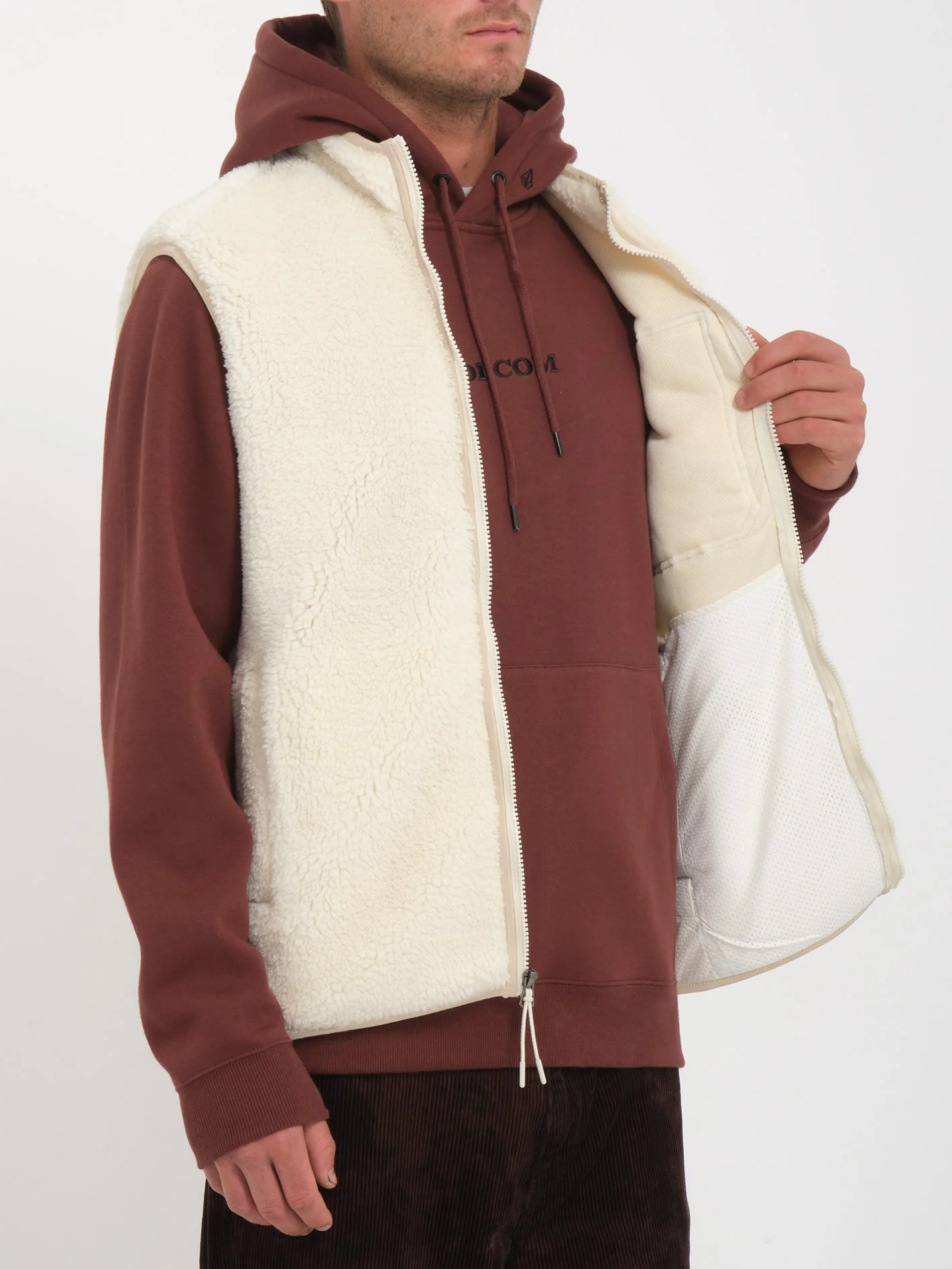 Muzzer Fuzzar Vest - DIRTY WHITE - Image 6
