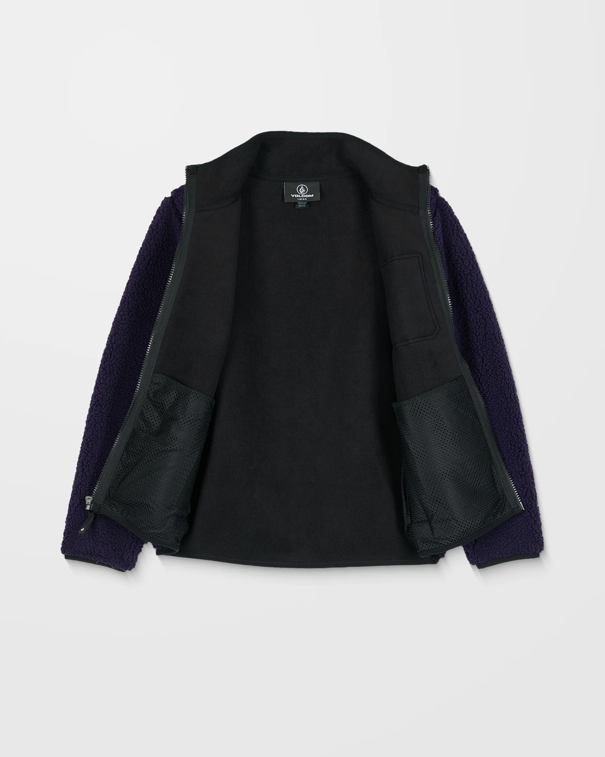 Muzzer Fuzzar Zip Sweatshirt - Dark Purple - (KIDS) - Image 3