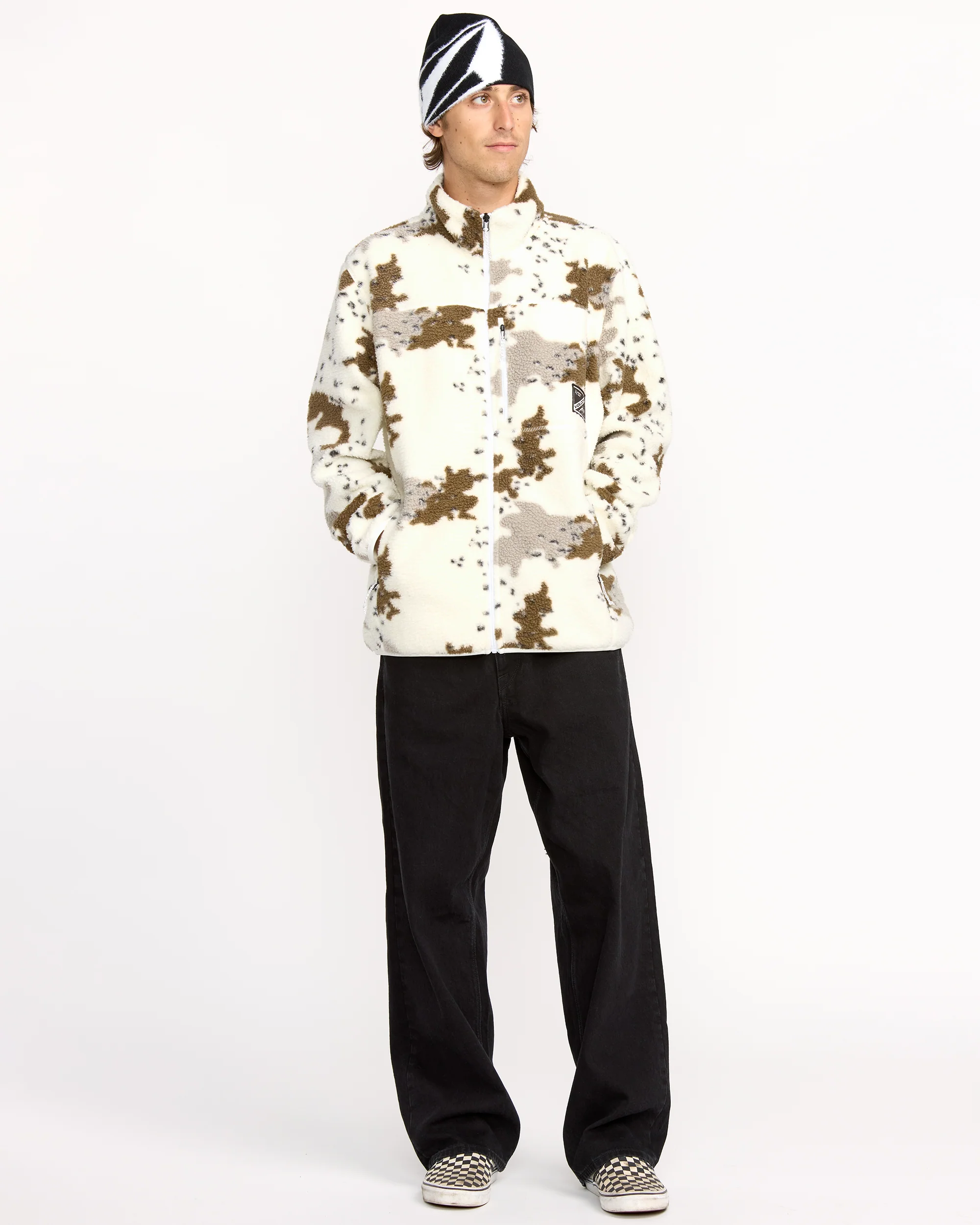 Nelson Sherpa Full Zip Jacket - White - Image 6