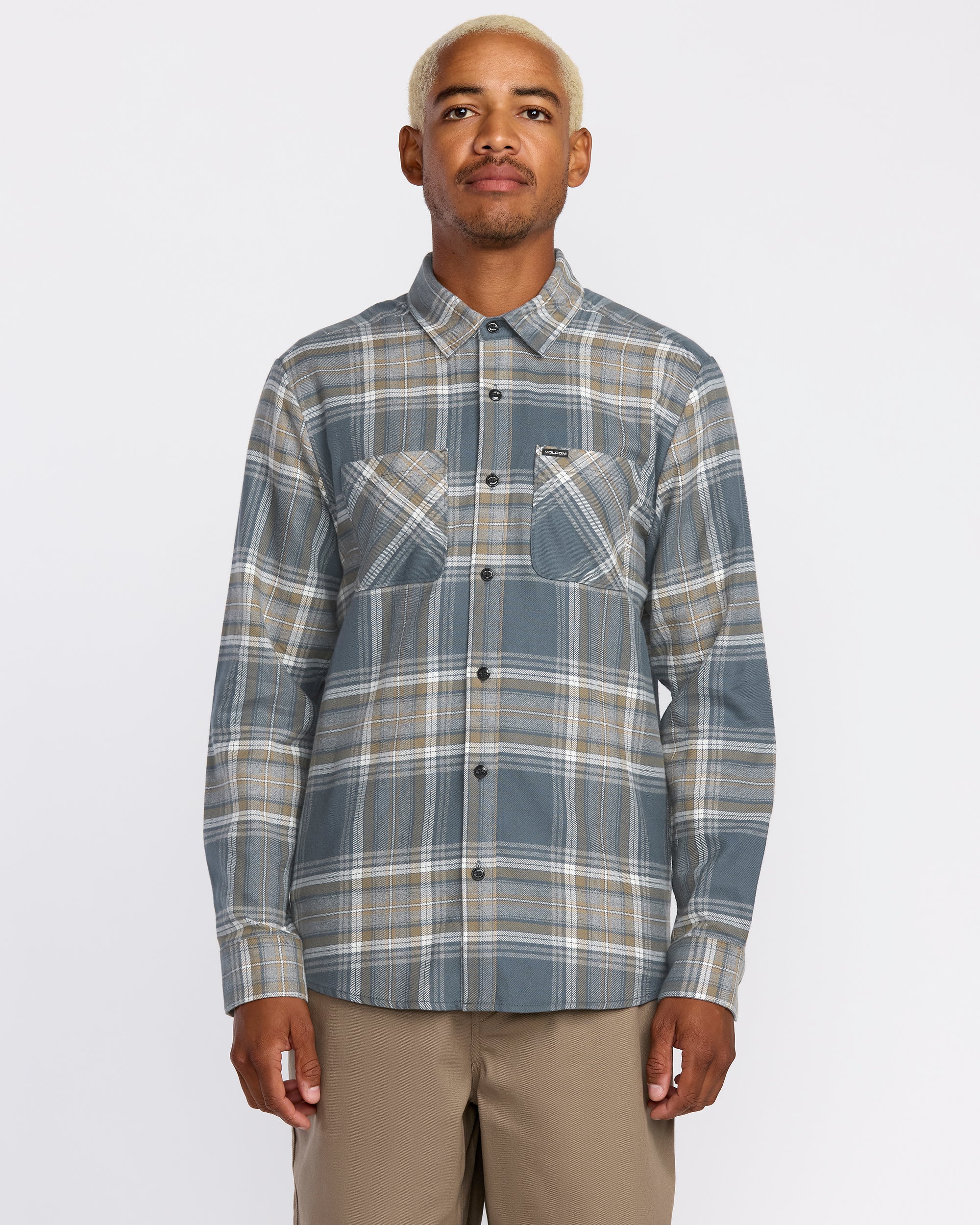 Netastone Flannel Shirt - Dark Slate