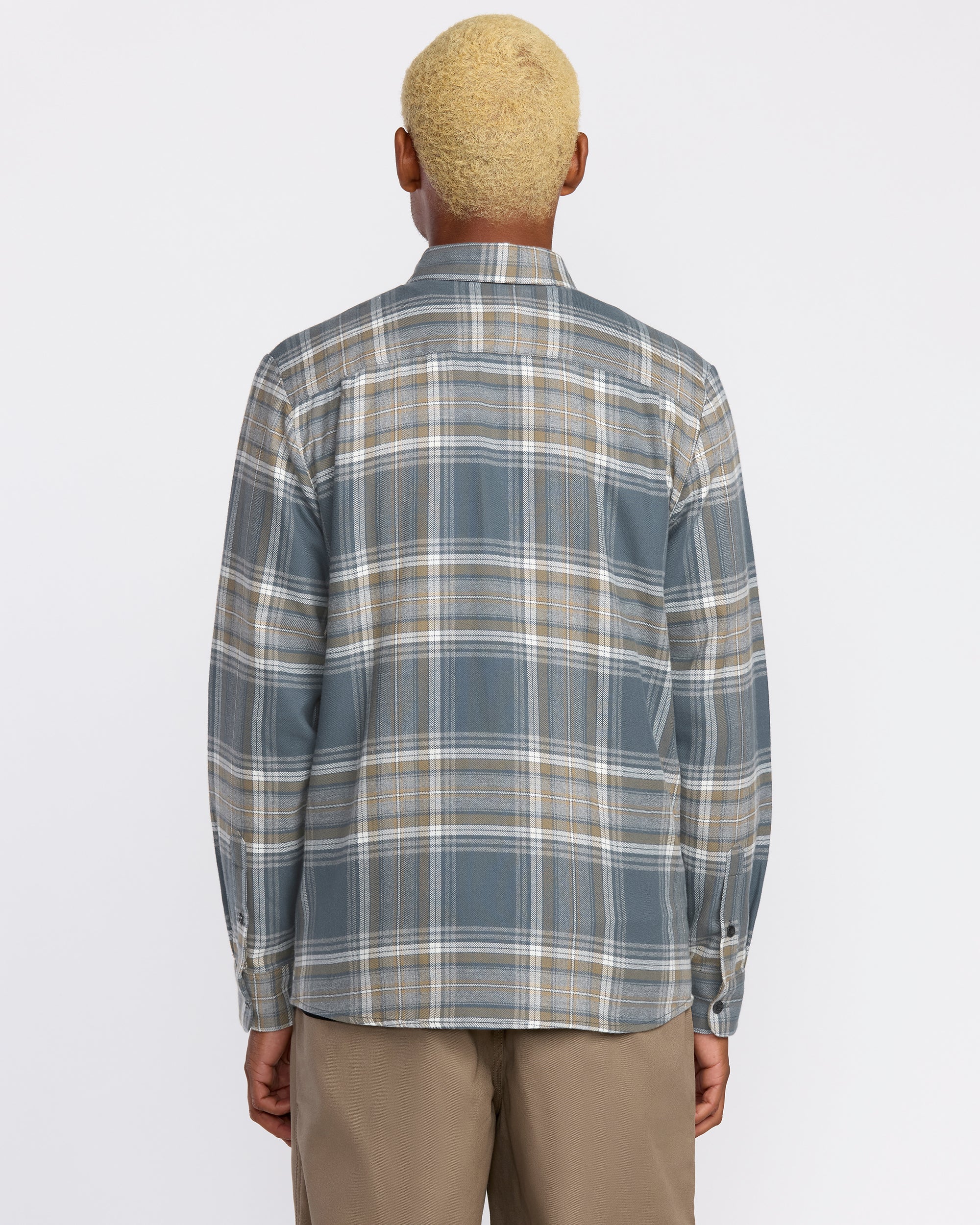 Netastone Flannel Shirt - Dark Slate - Image 2