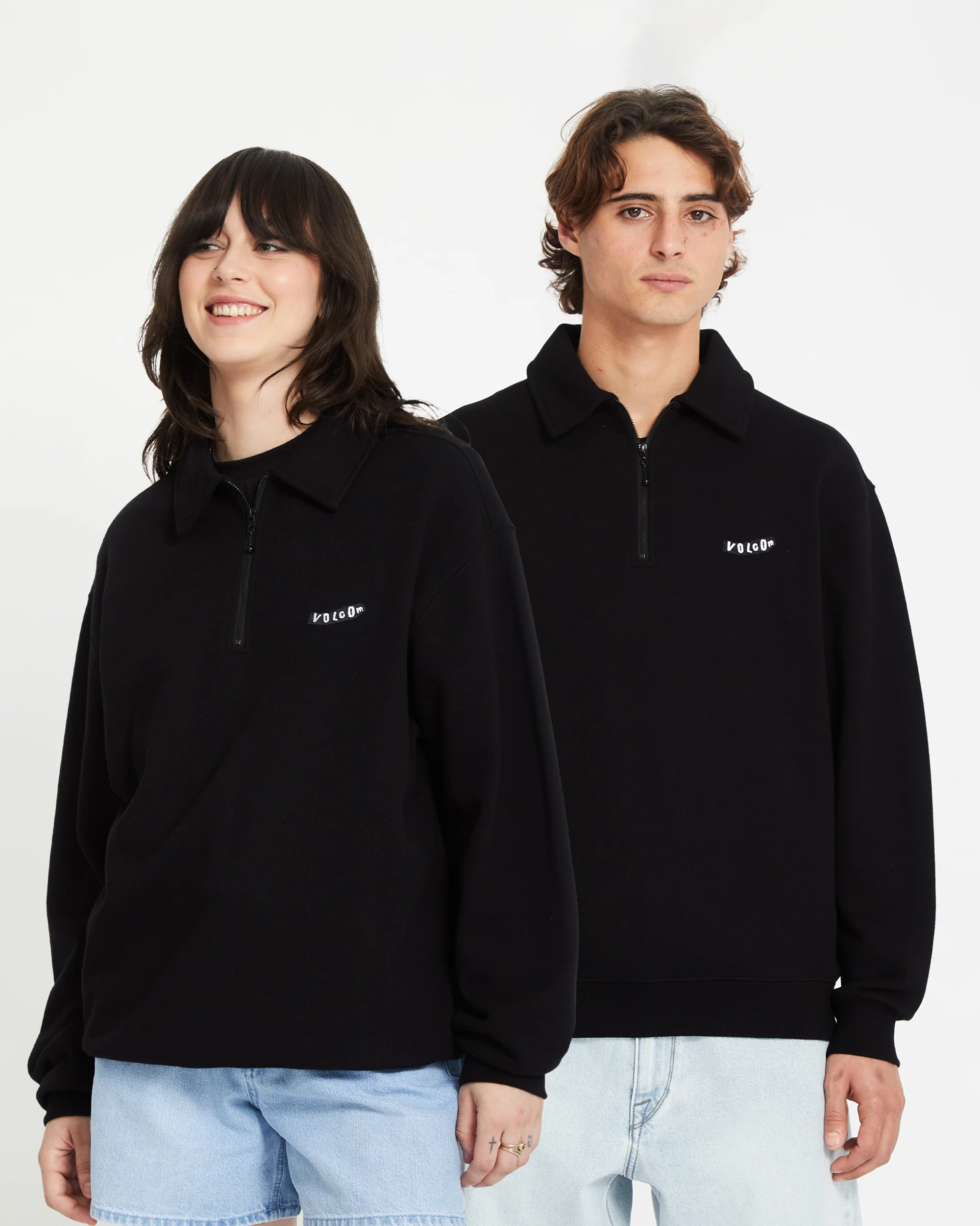 Nevermine Terry Sweatshirt - BLACK