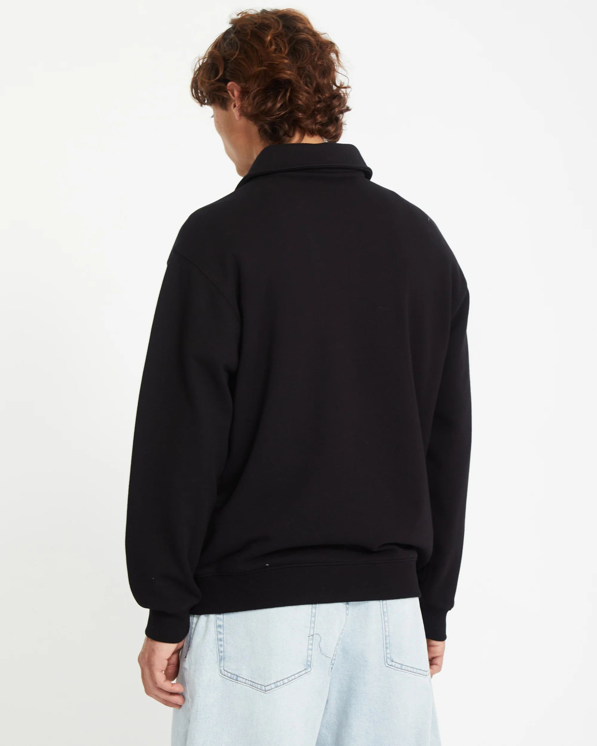 Nevermine Terry Sweatshirt - BLACK - Image 2