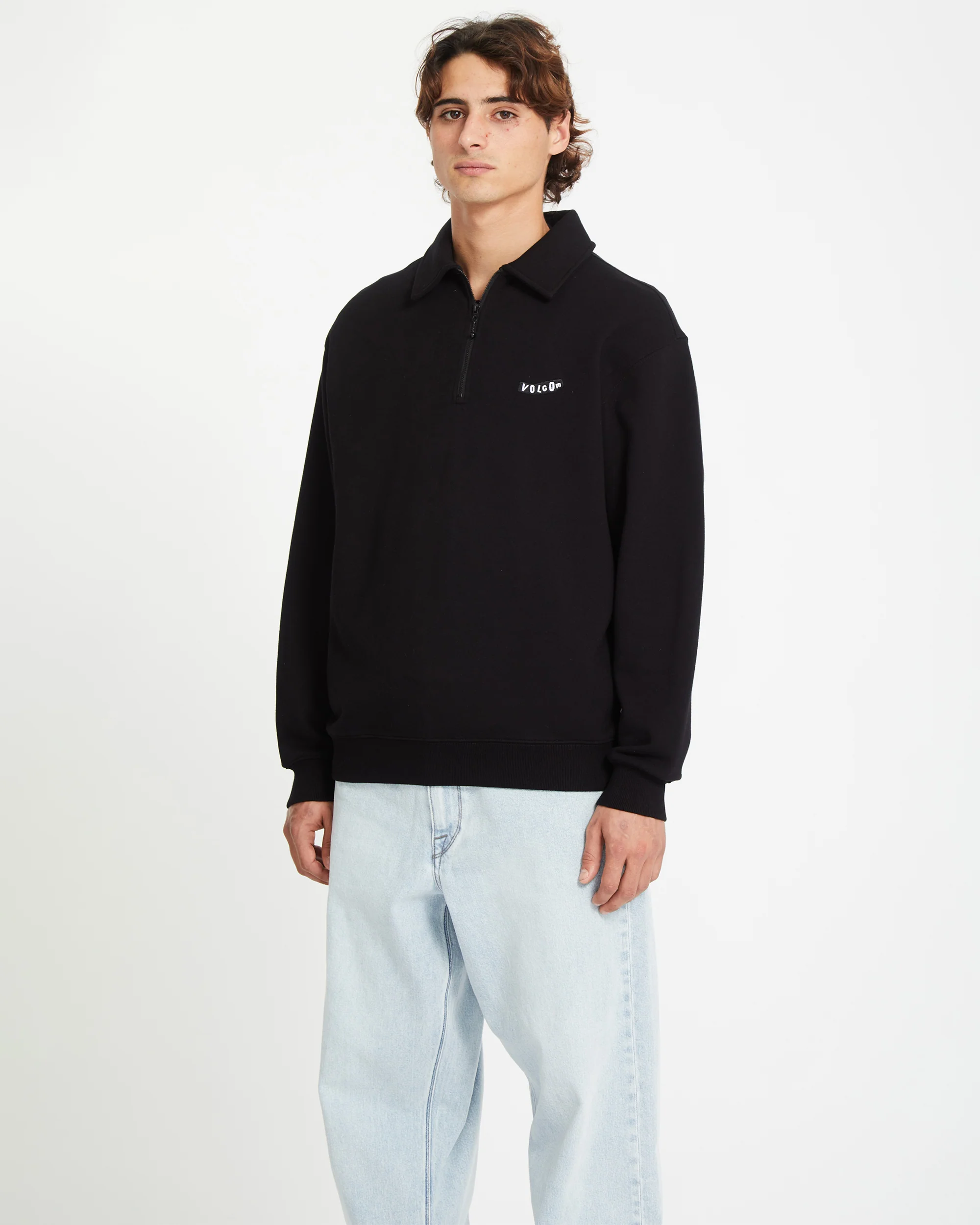 Nevermine Terry Sweatshirt - BLACK - Image 3