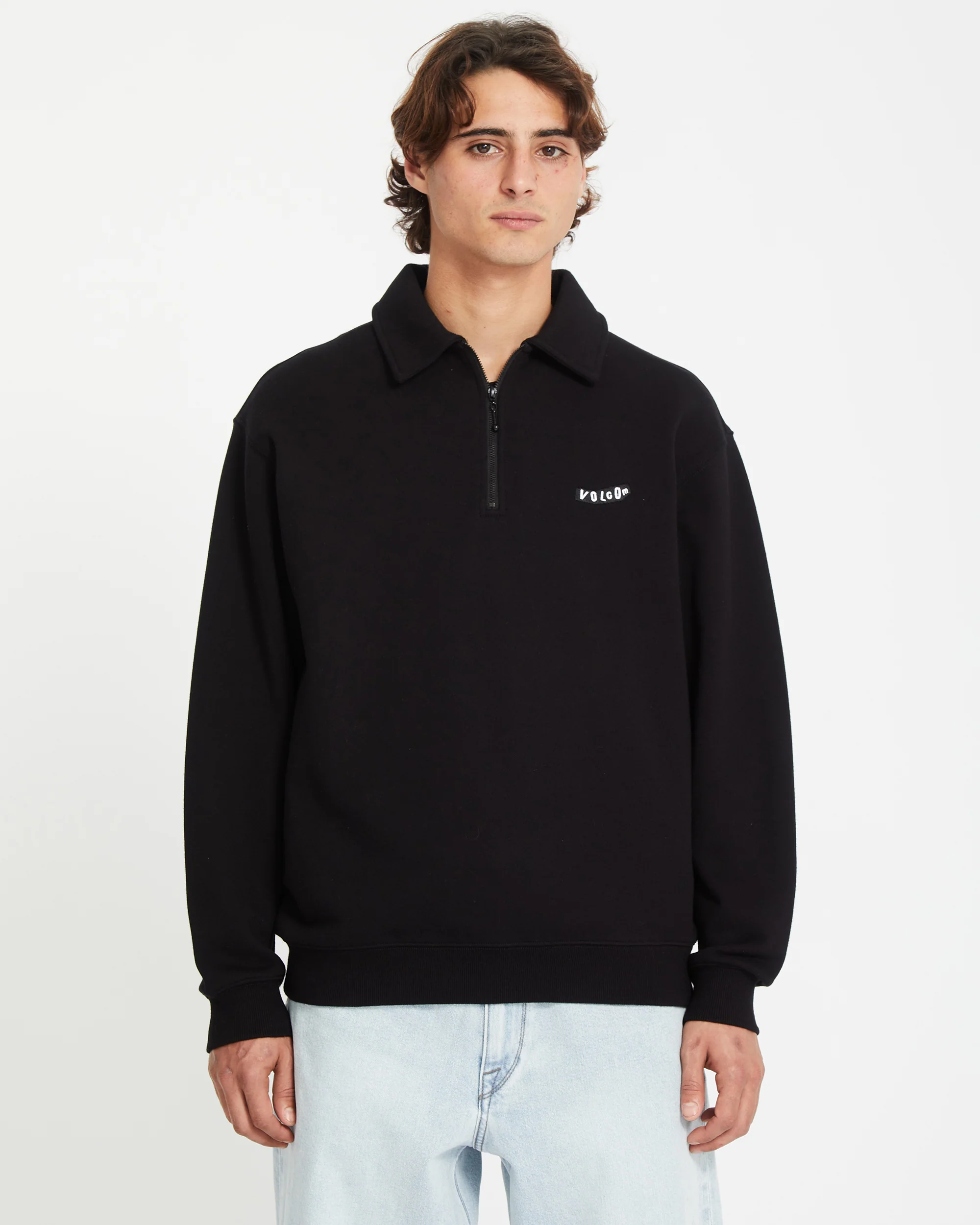 Nevermine Terry Sweatshirt - BLACK - Image 5