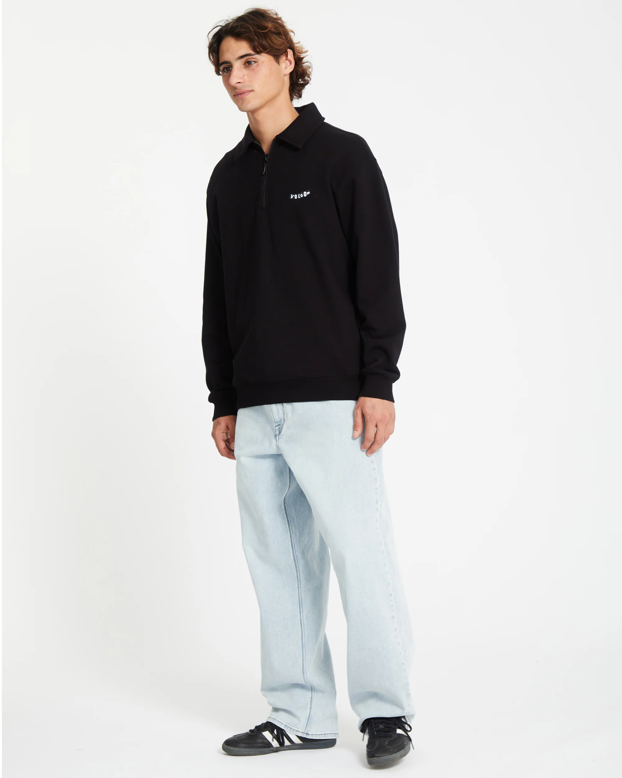 Nevermine Terry Sweatshirt - BLACK - Image 6