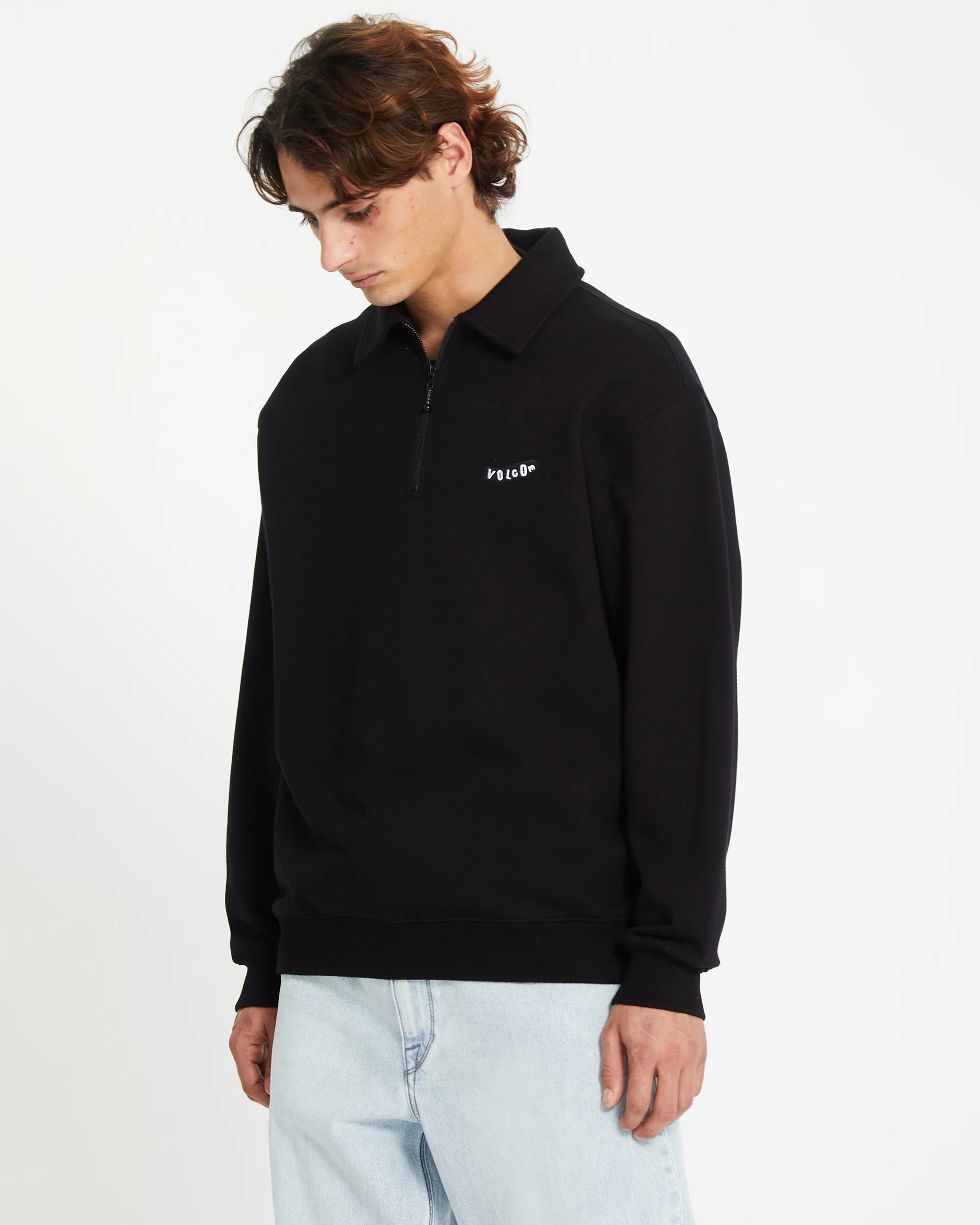 Nevermine Terry Sweatshirt - BLACK - Image 7