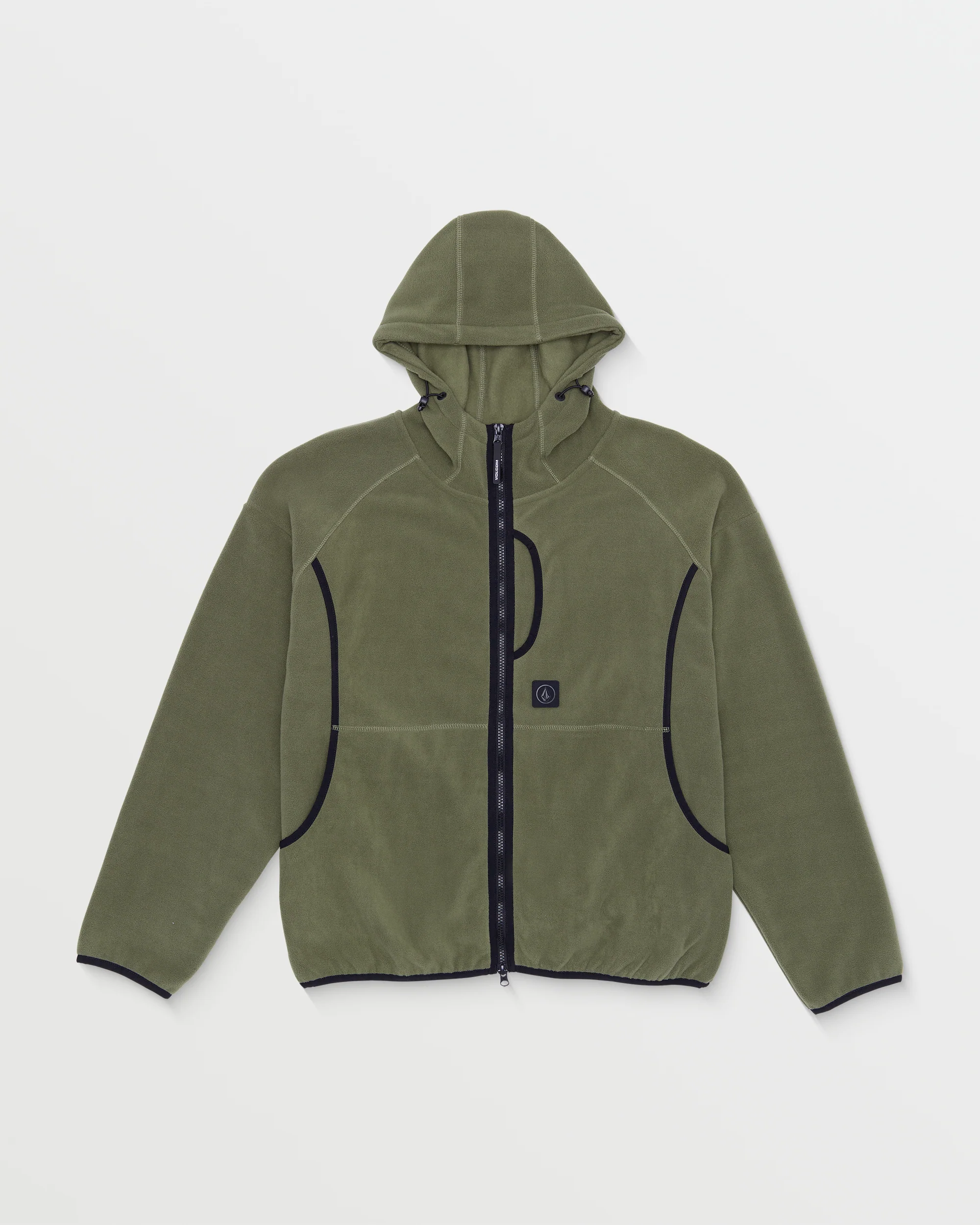 Nomaa Zip Fleece Hoodie - Wintermoss - Image 3