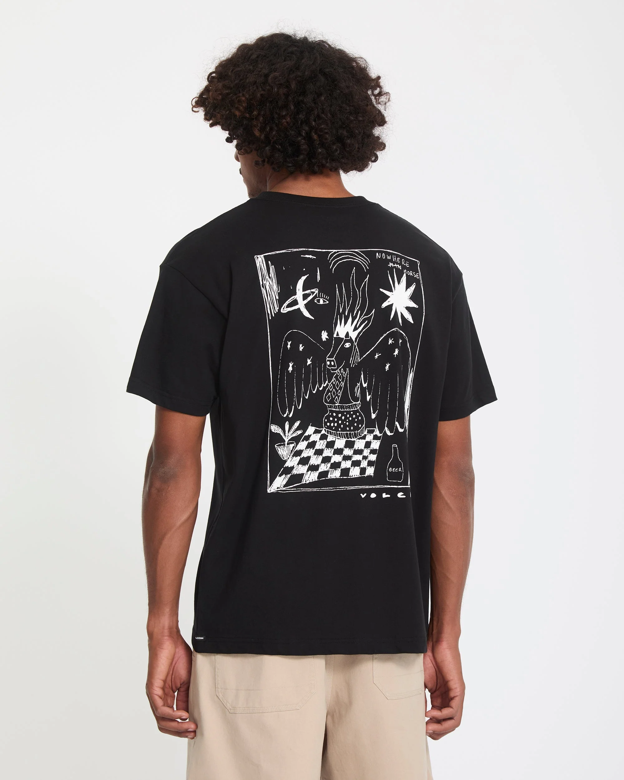 Nowhere T-Shirt - Black - Image 3