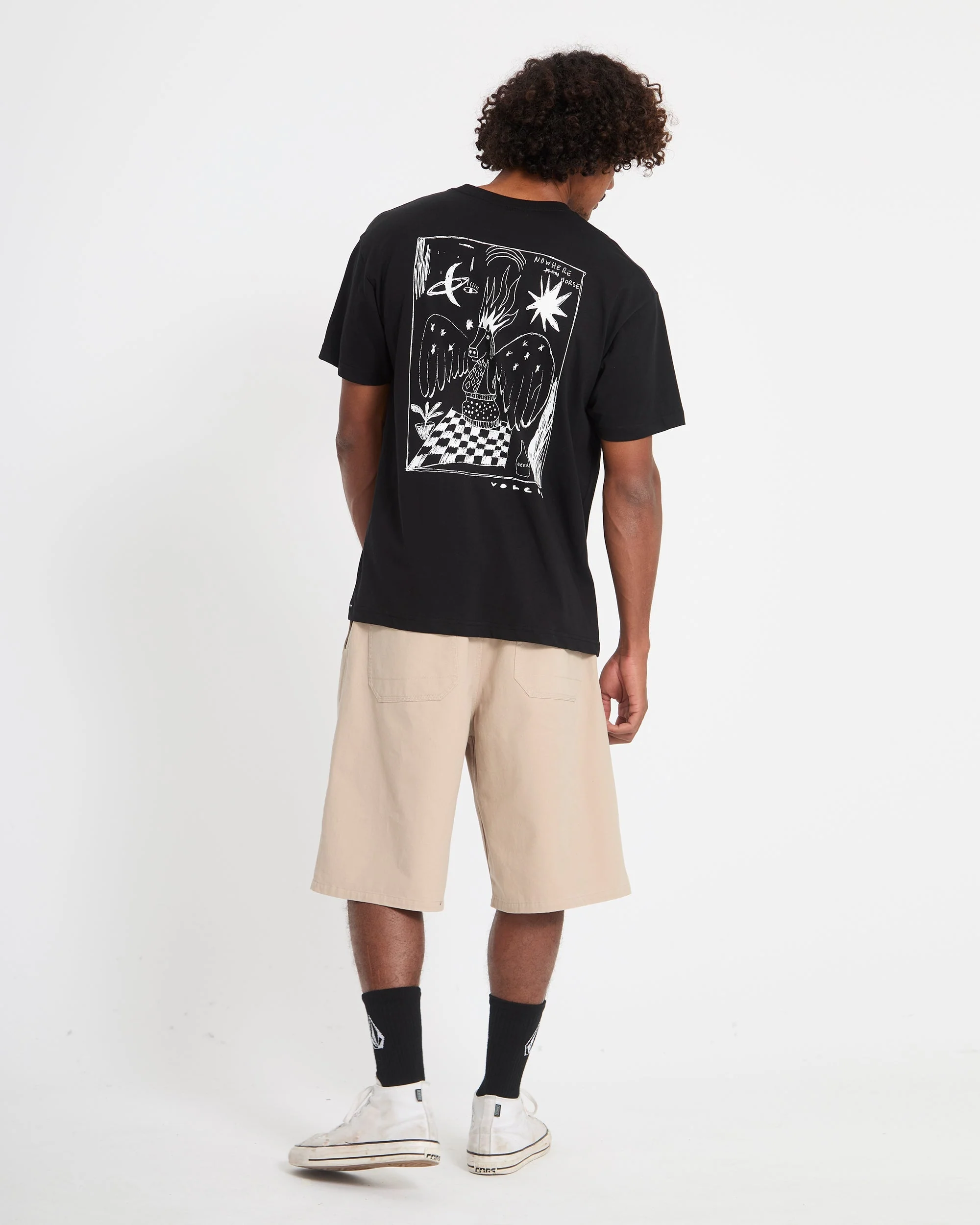 Nowhere T-Shirt - Black - Image 8