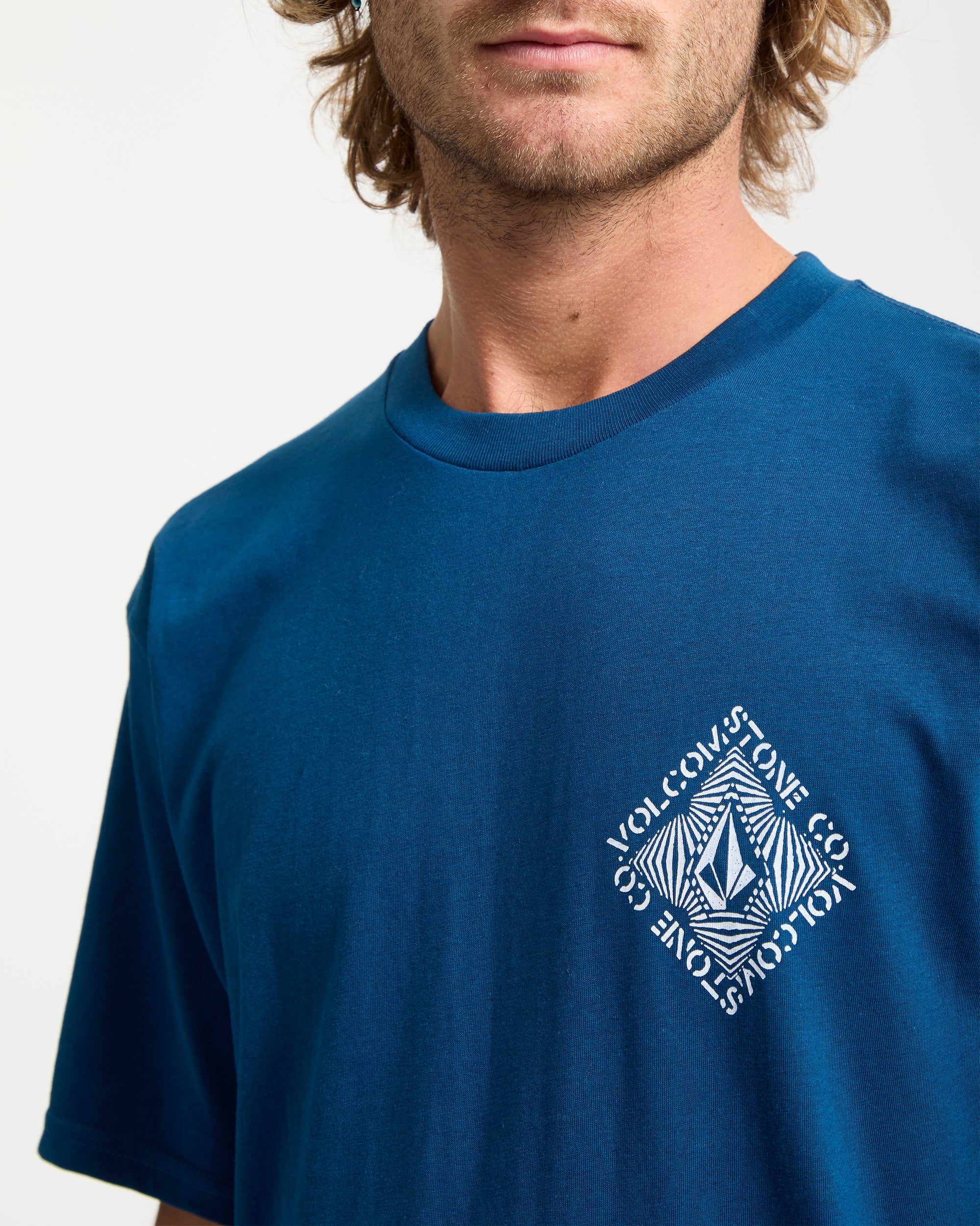 Obtical T-Shirt - Cosmic Blue - Image 3