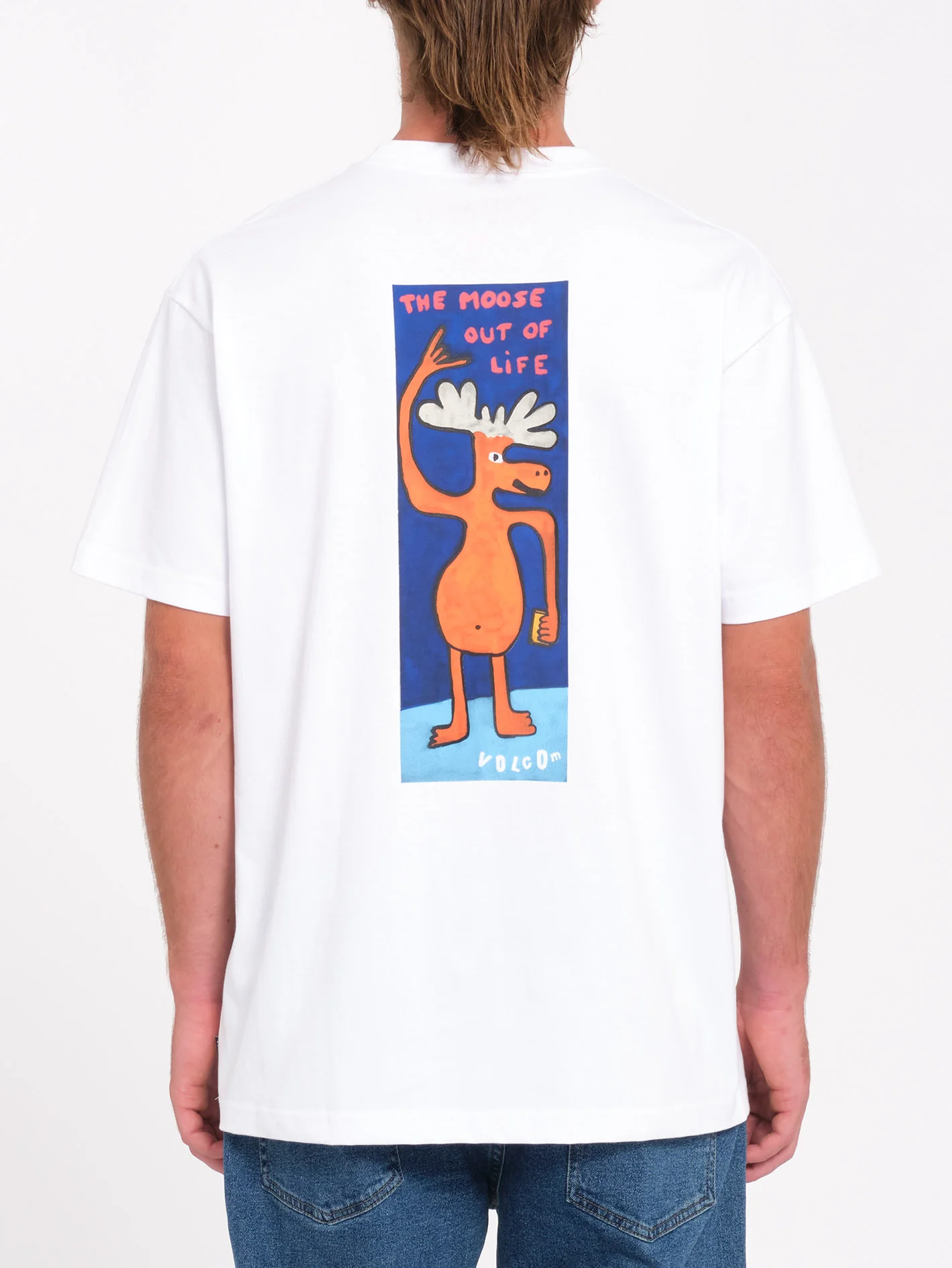Olivmoose T-Shirt - White - Image 3
