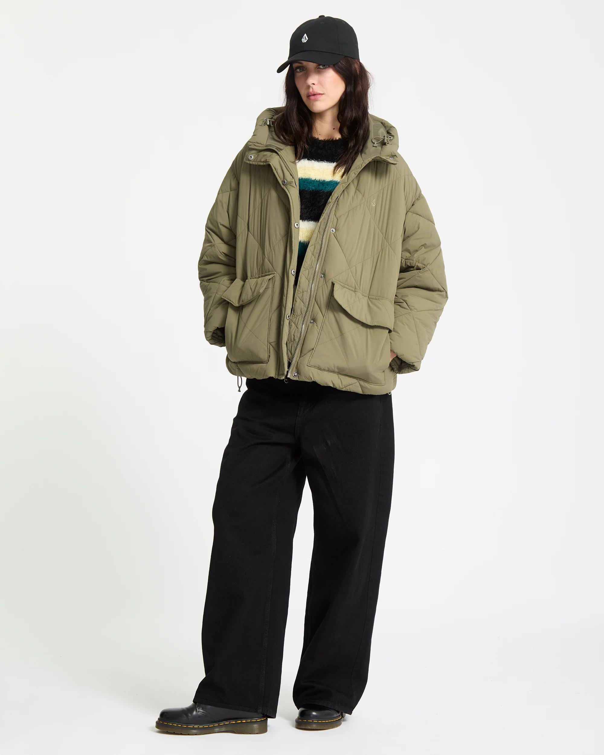 Out Of Boxy Puff Jacket - Wintermoss - Image 8