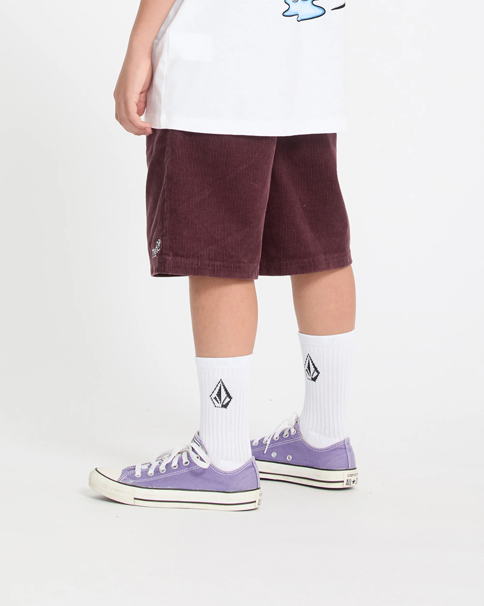 Outer Spaced Elasticated Waist Corduroy Short - Pistol Punch - (KIDS) - Image 2