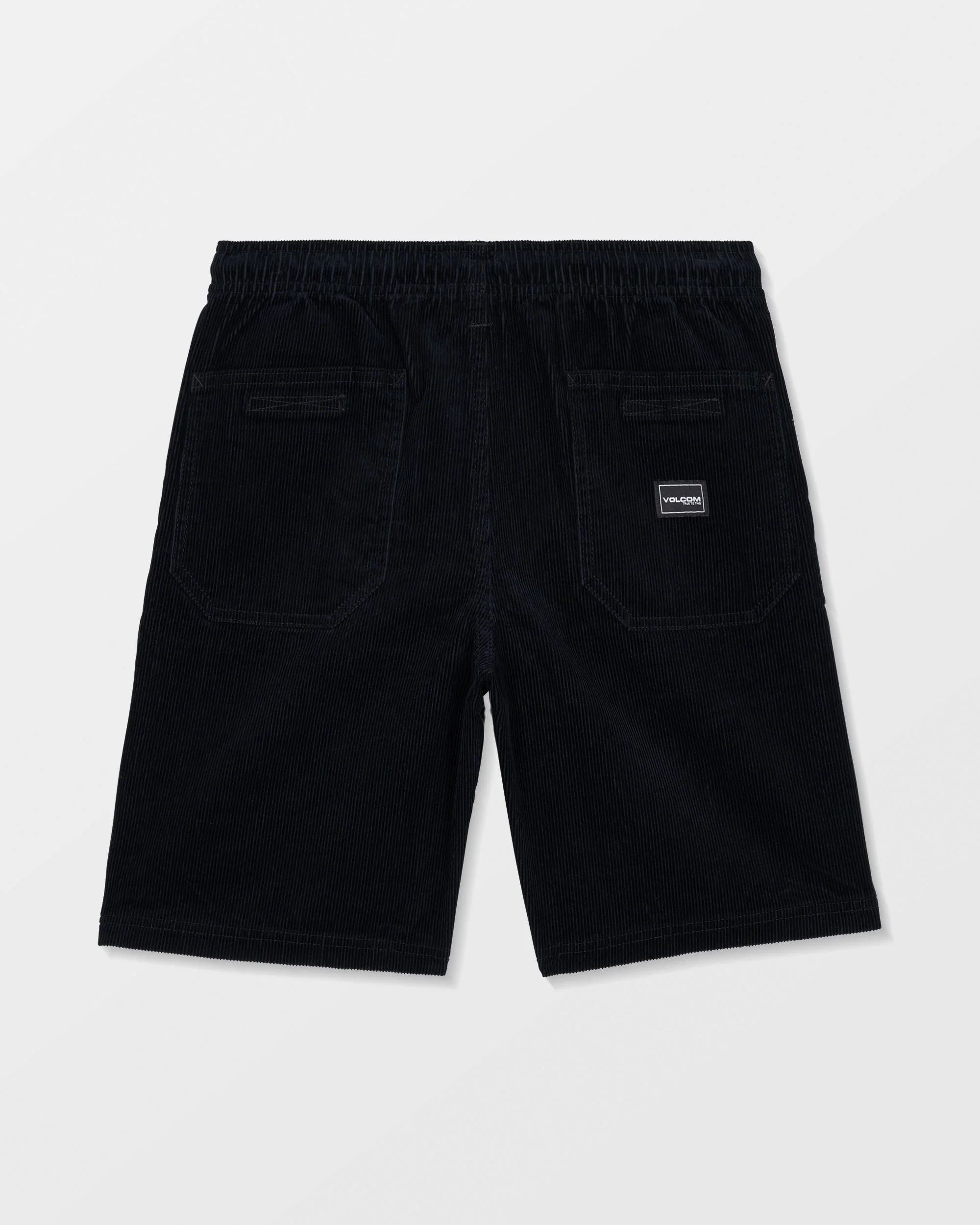 Outer Spaced Elasticated Waist Corduroy Short - Black - (KIDS) - Image 3