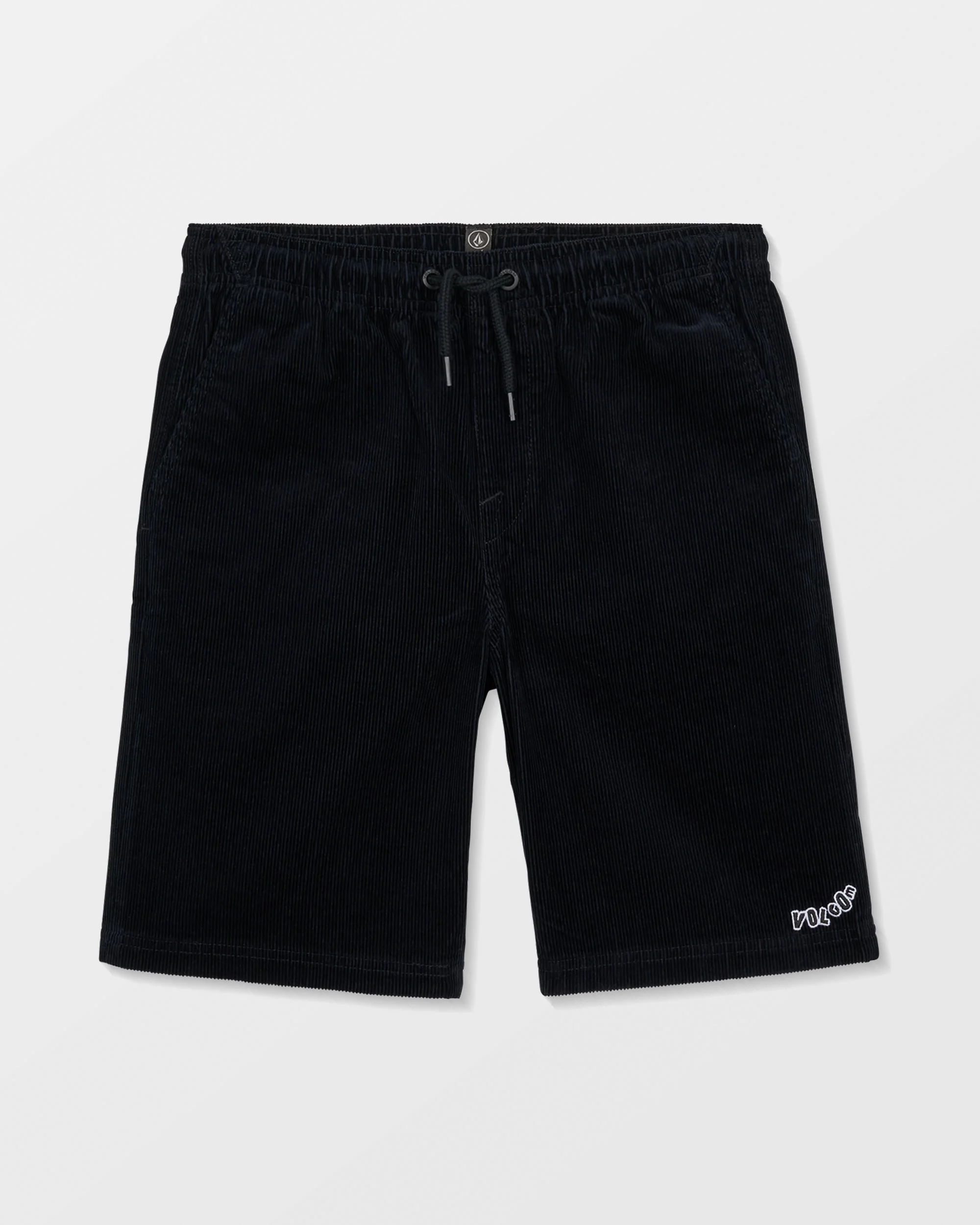 Outer Spaced Elasticated Waist Corduroy Short - Black - (KIDS) - Image 6