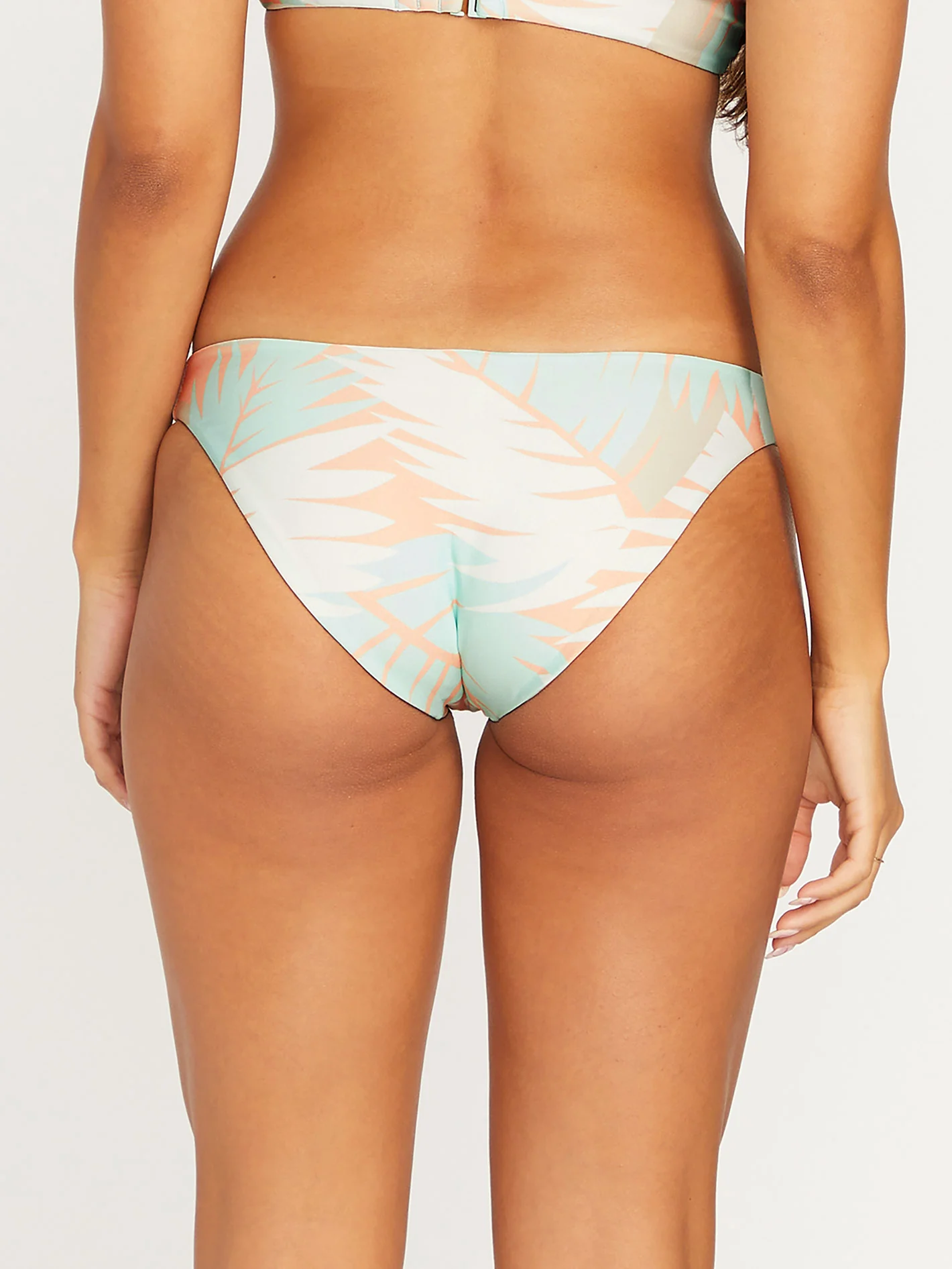 Palm Shell Hipster Bikini Bottom - MELON - Image 4