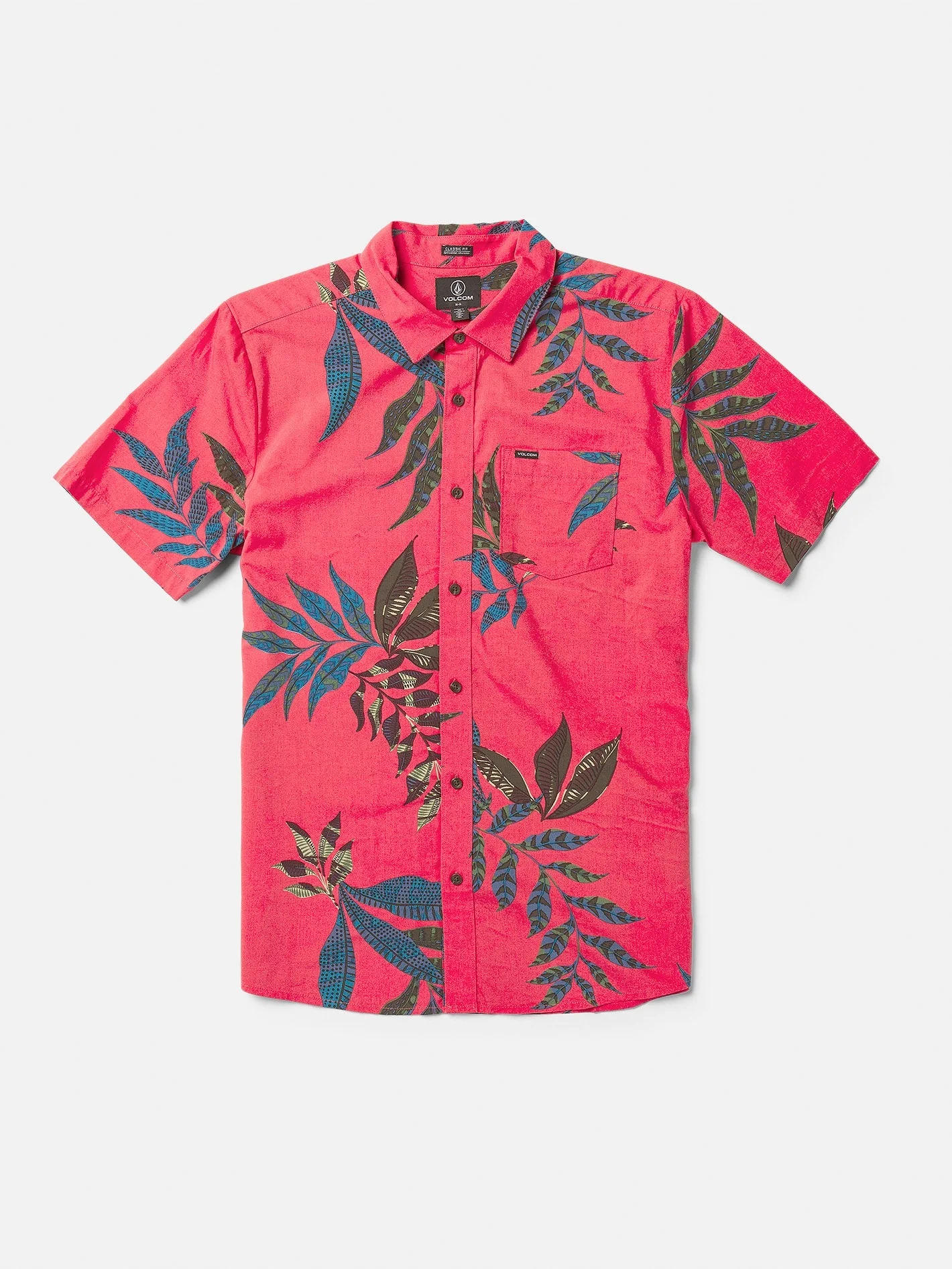 Paradiso Floral Shirt - WASHED RUBY - Image 3