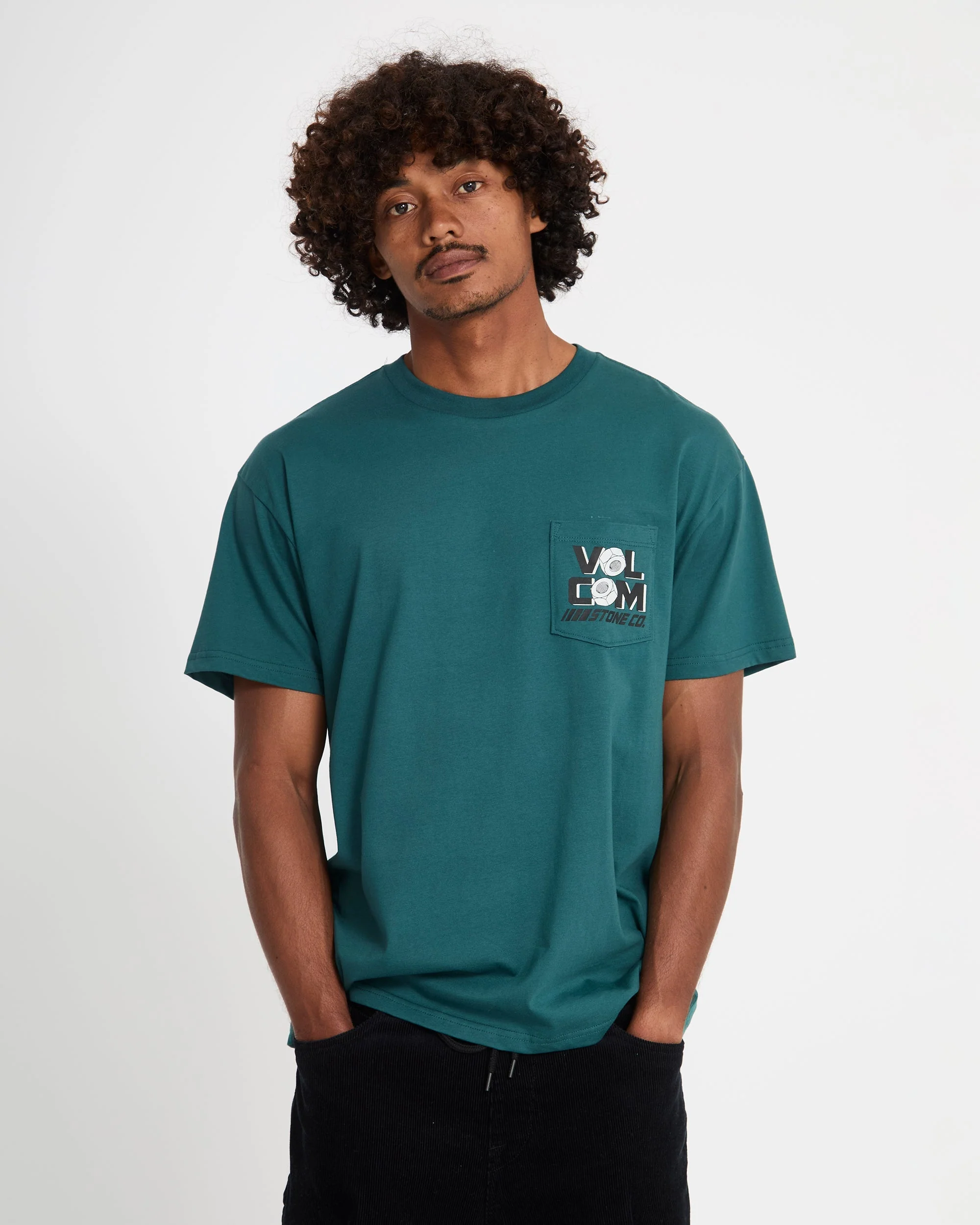 Parted Out Pocket T-Shirt - Rifle Green - Image 7