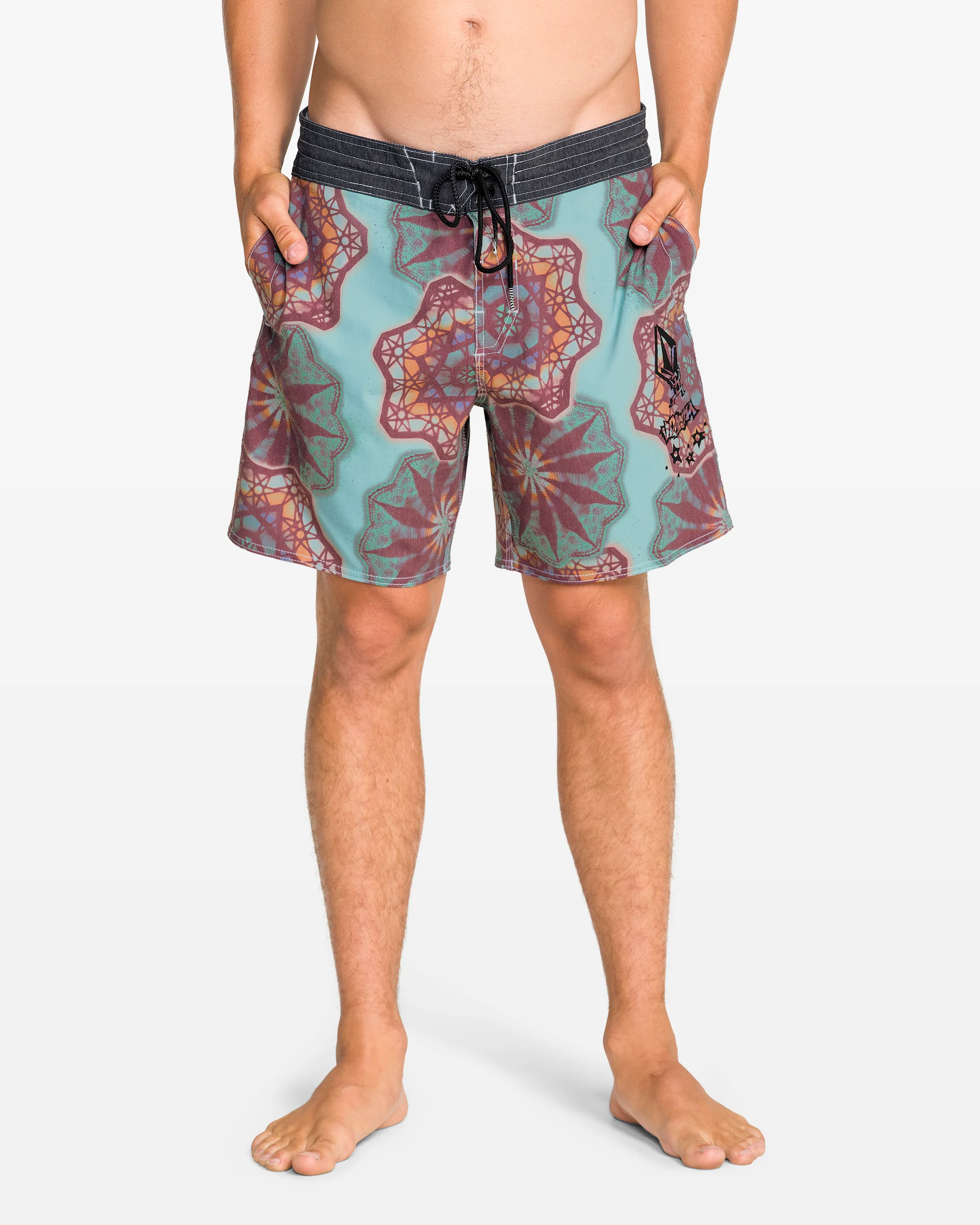 Pcs Star Shields Stoney 18" Boardshort - Black - Image 3